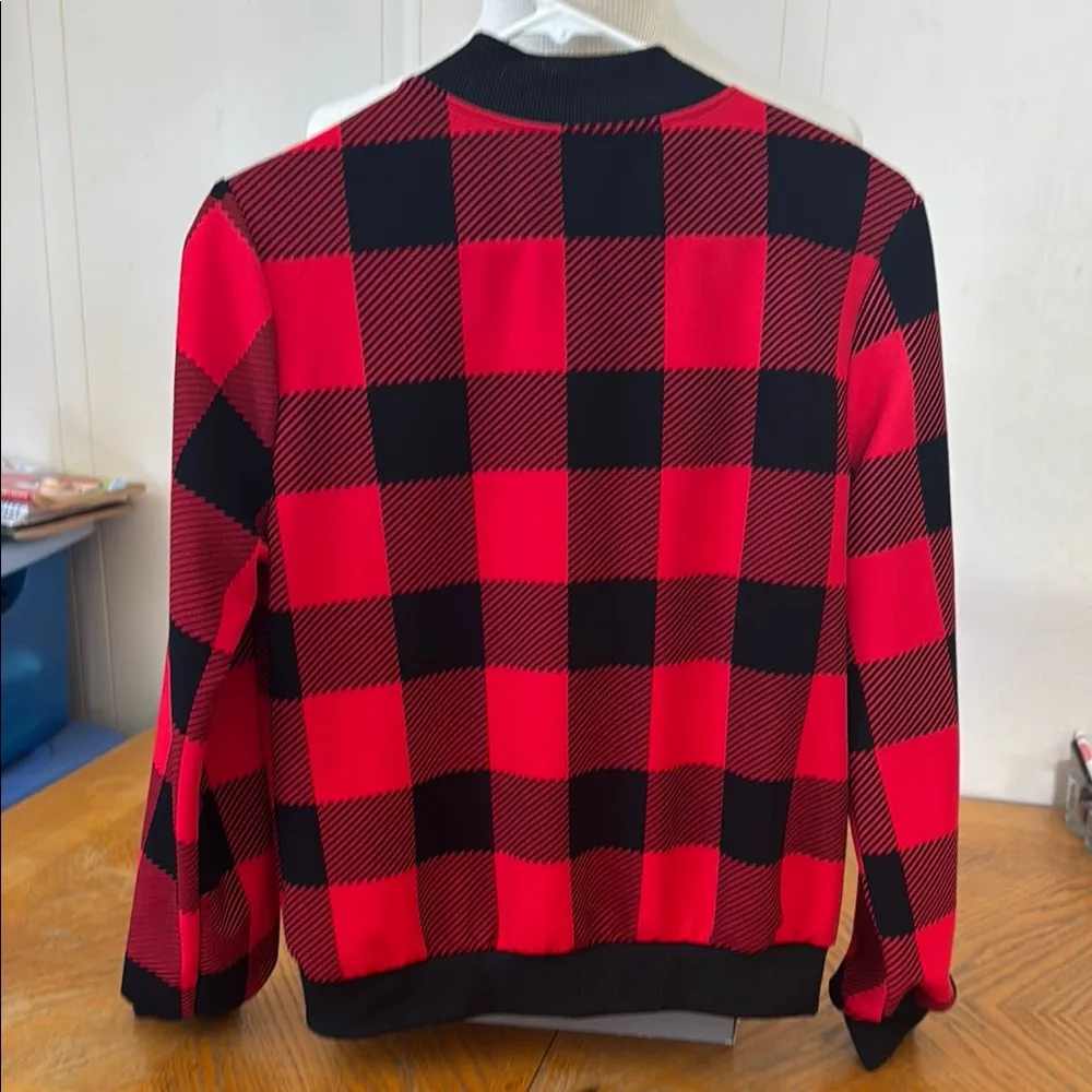 Vibrant Plaid Zip - Image 2