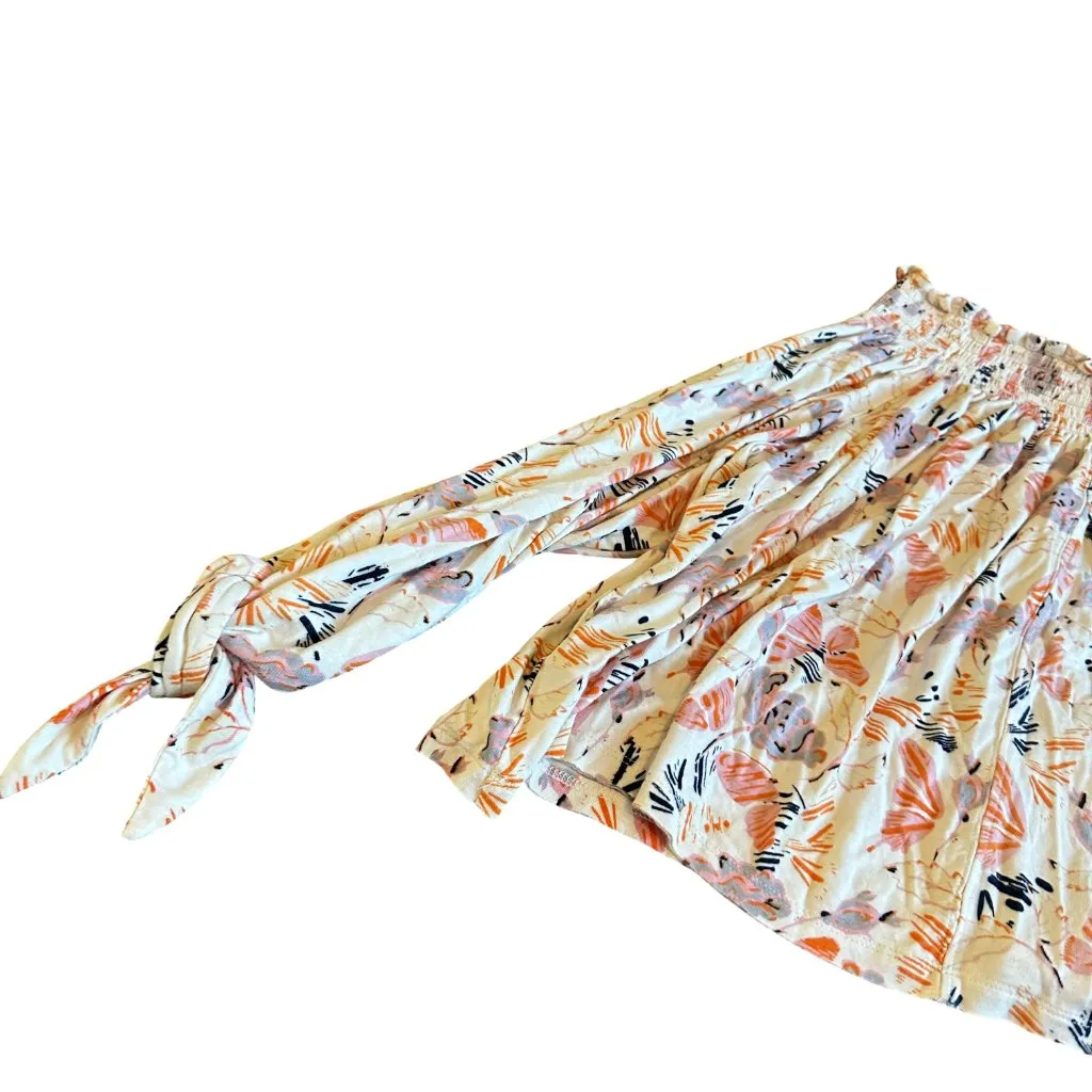 We The Free Free People Lexington Off-Shoulder Shirt Top Blouse Floral Size XS - Image 10