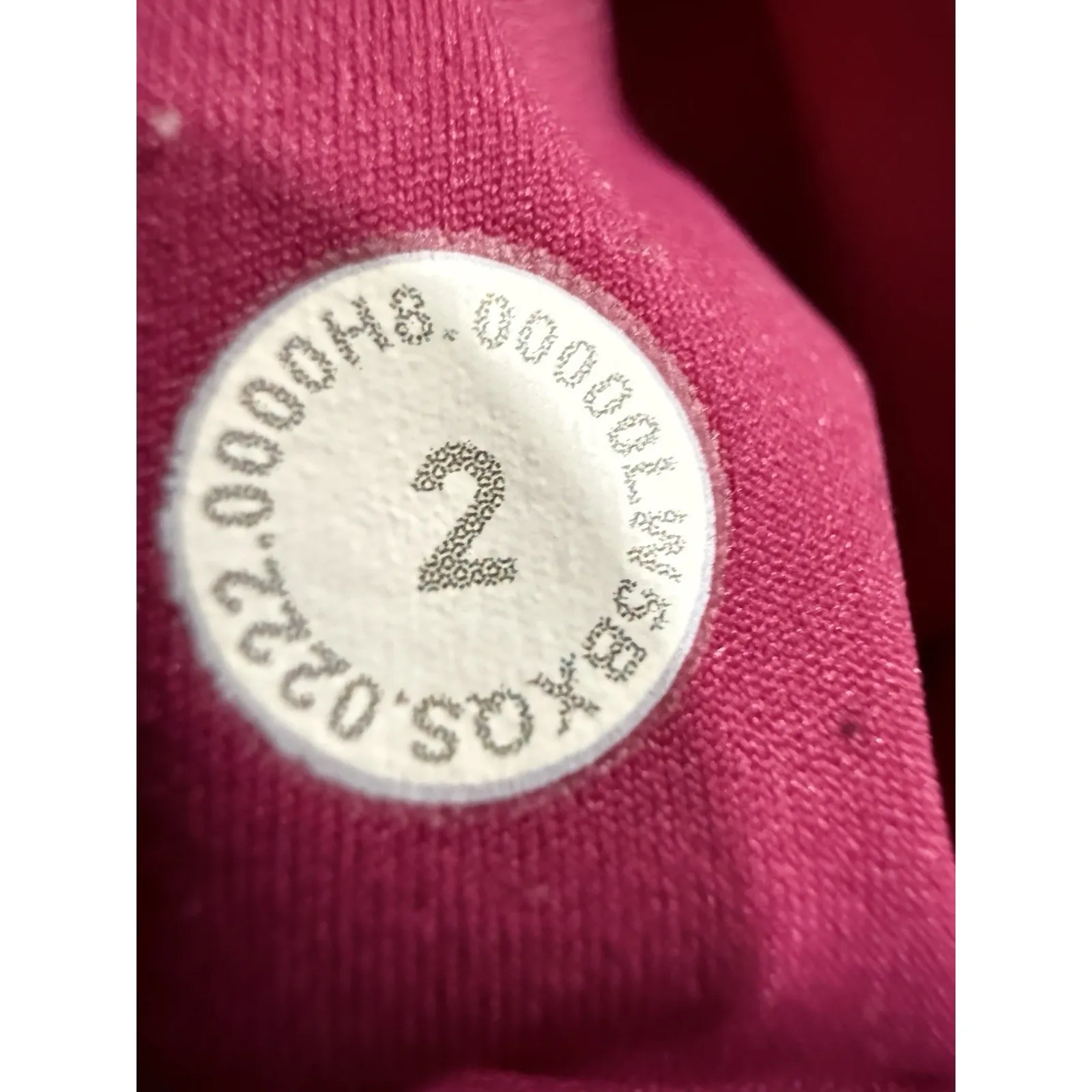 Lululemon Fast Free 7/8 Cropped Tight II Non Reflective Nulux 25" Pink Size 2 - Image 6