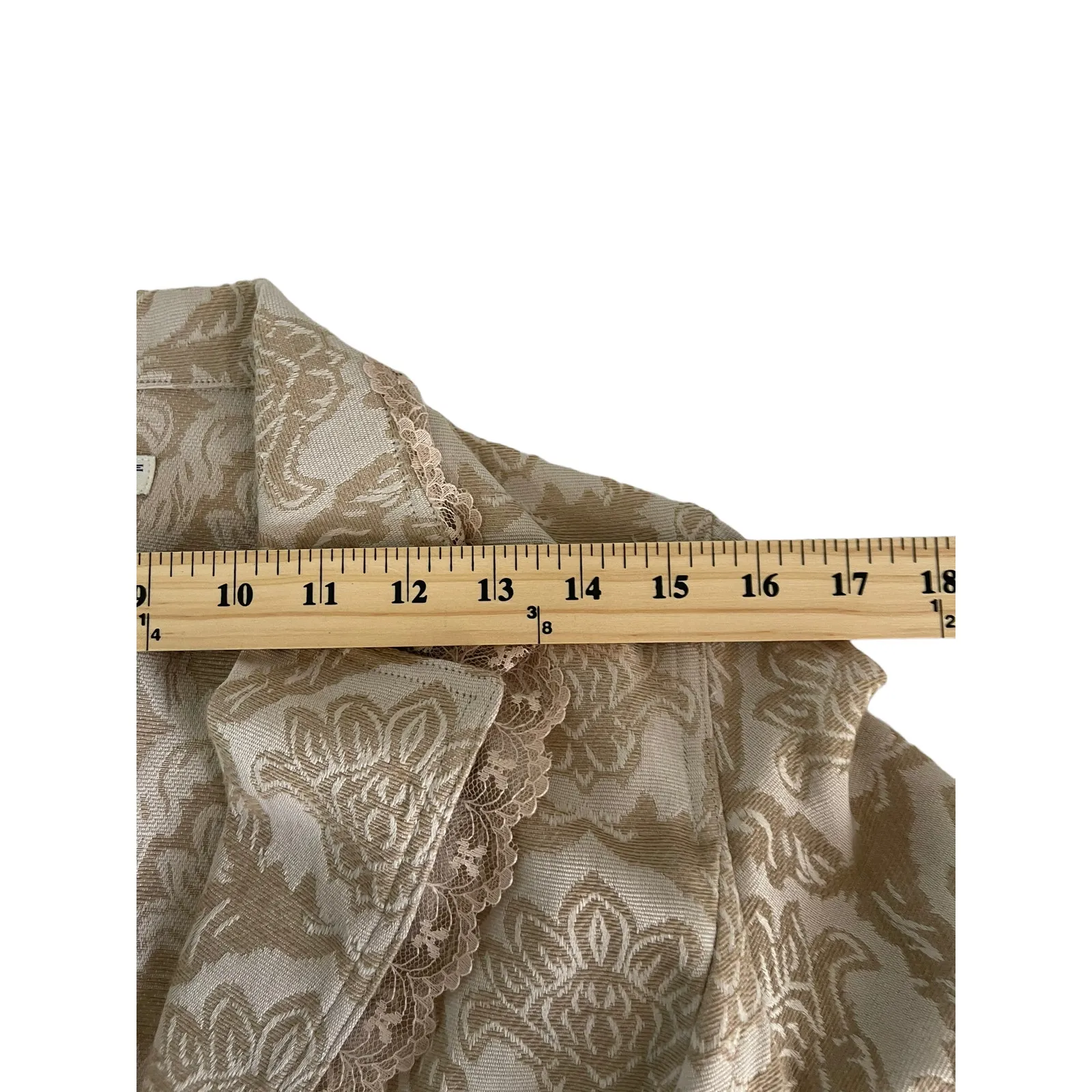 Crazy Horse Vintage 90s Button Lace Western Coquette Blazer Jacket‎ - Image 7