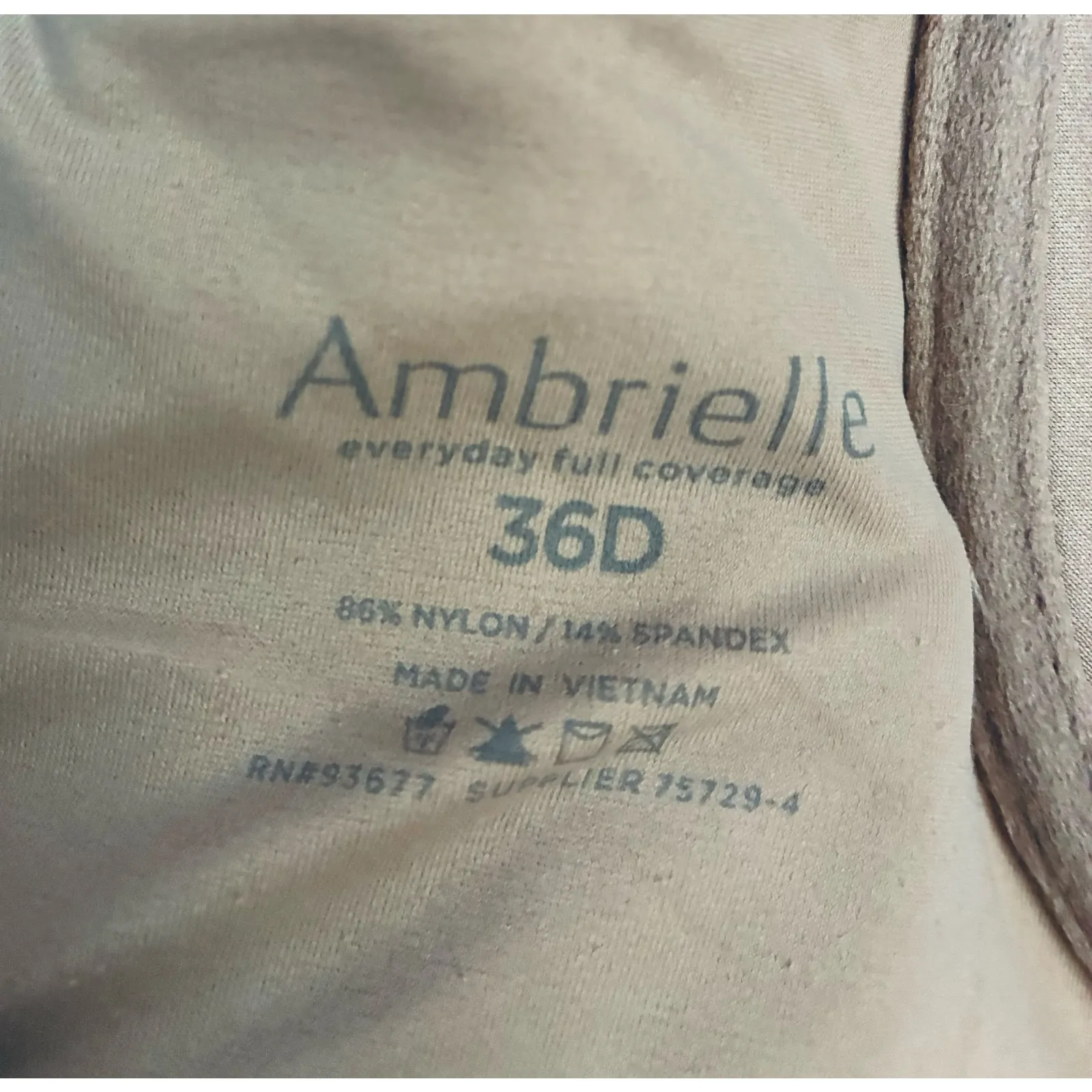 Bra 36D Beige T - Image 3