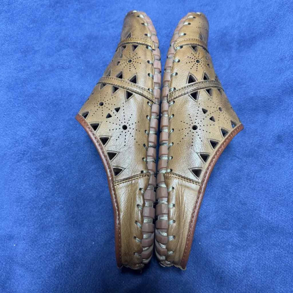 Spring Step Fusaro beautiful brown soft leather loafers - Image 3