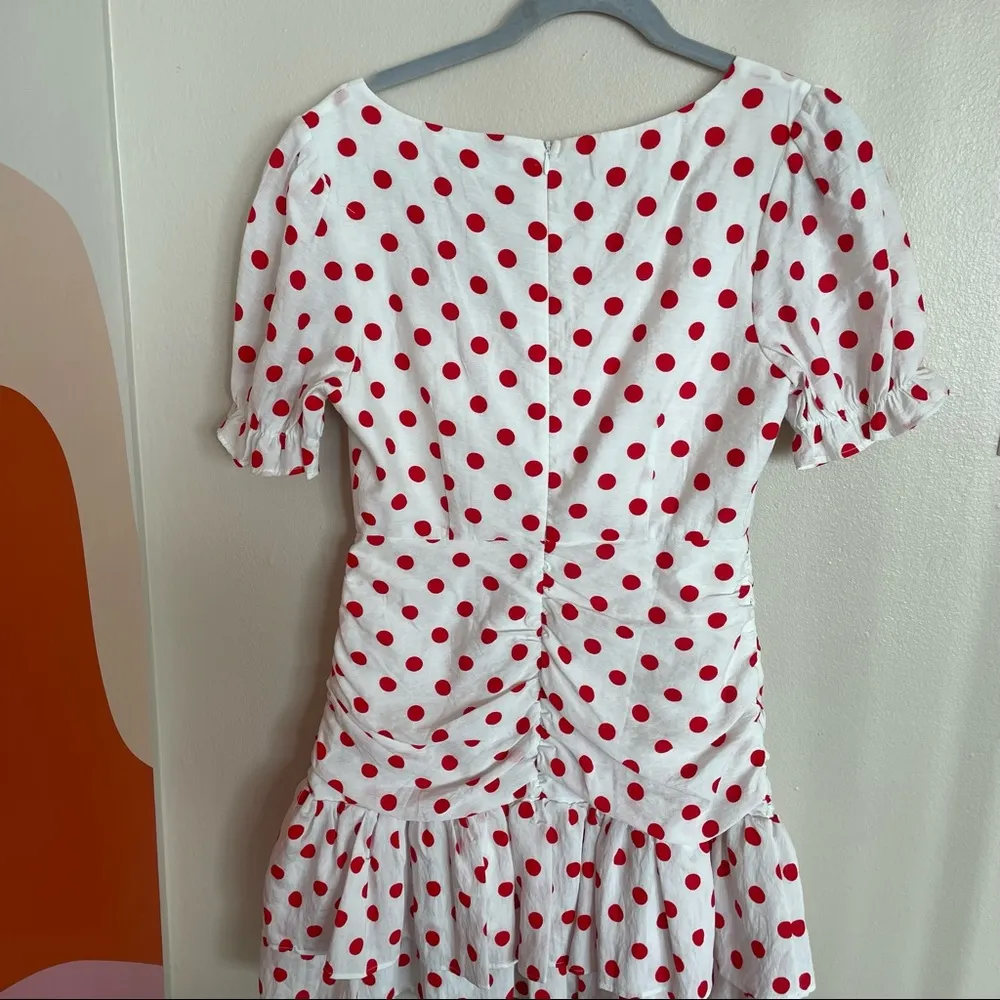 Endless Rose  Polka Dot Dress - Image 6
