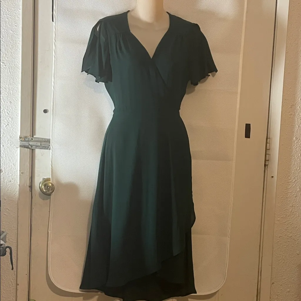 Lulus  Elegant Forest Green Midi Dress - Image 6