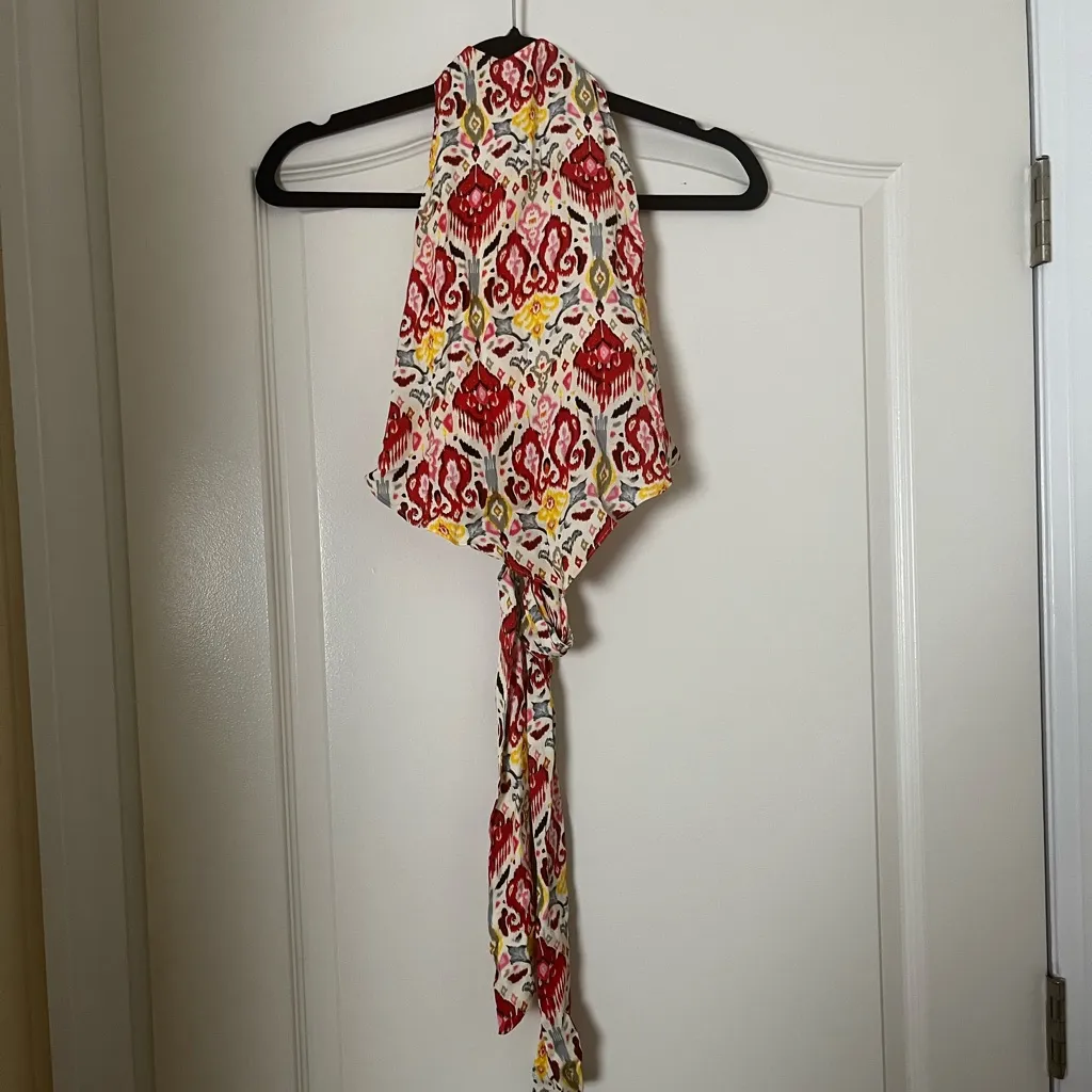 Alice & Olivia Frenchie Handkerchief‎ Halter Top XS - Image 2