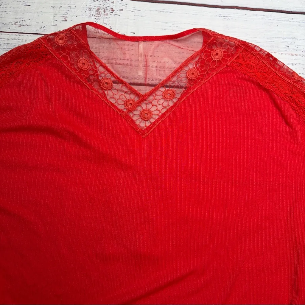 Free People Lola Tee Top Blouse V - Image 7