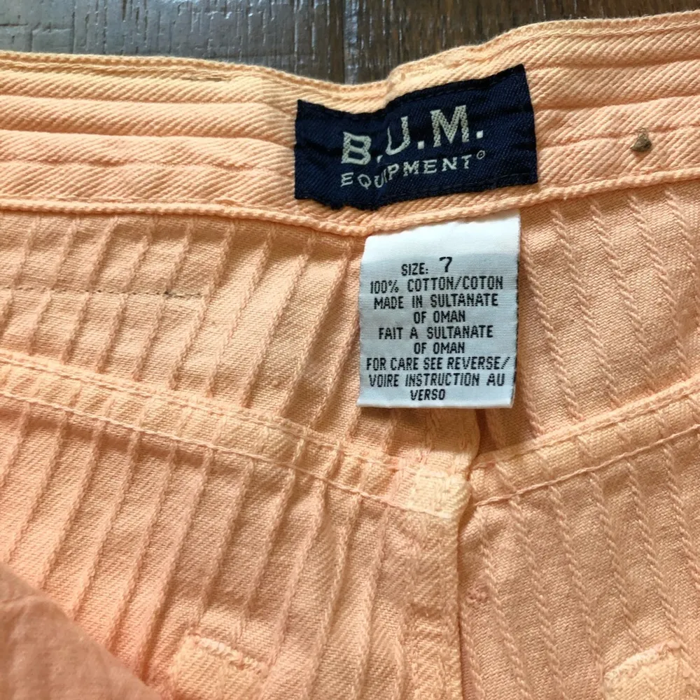 B.U.M peach ribbed jeans shorts Size undefined - Image 4
