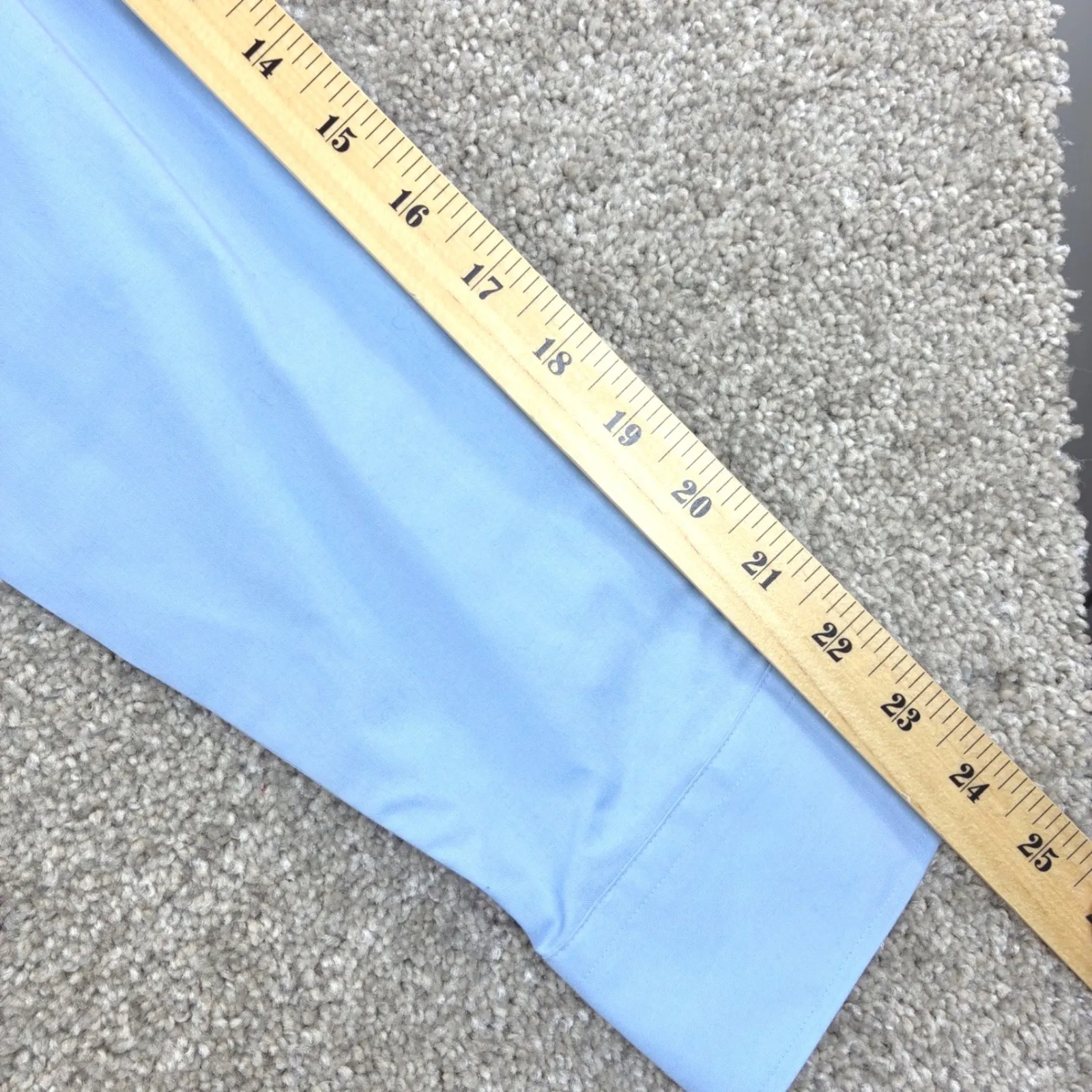 Lauren Ralph Lauren Black Label Womens PL Non Iron Button Down Shirt Light Blue - Image 4