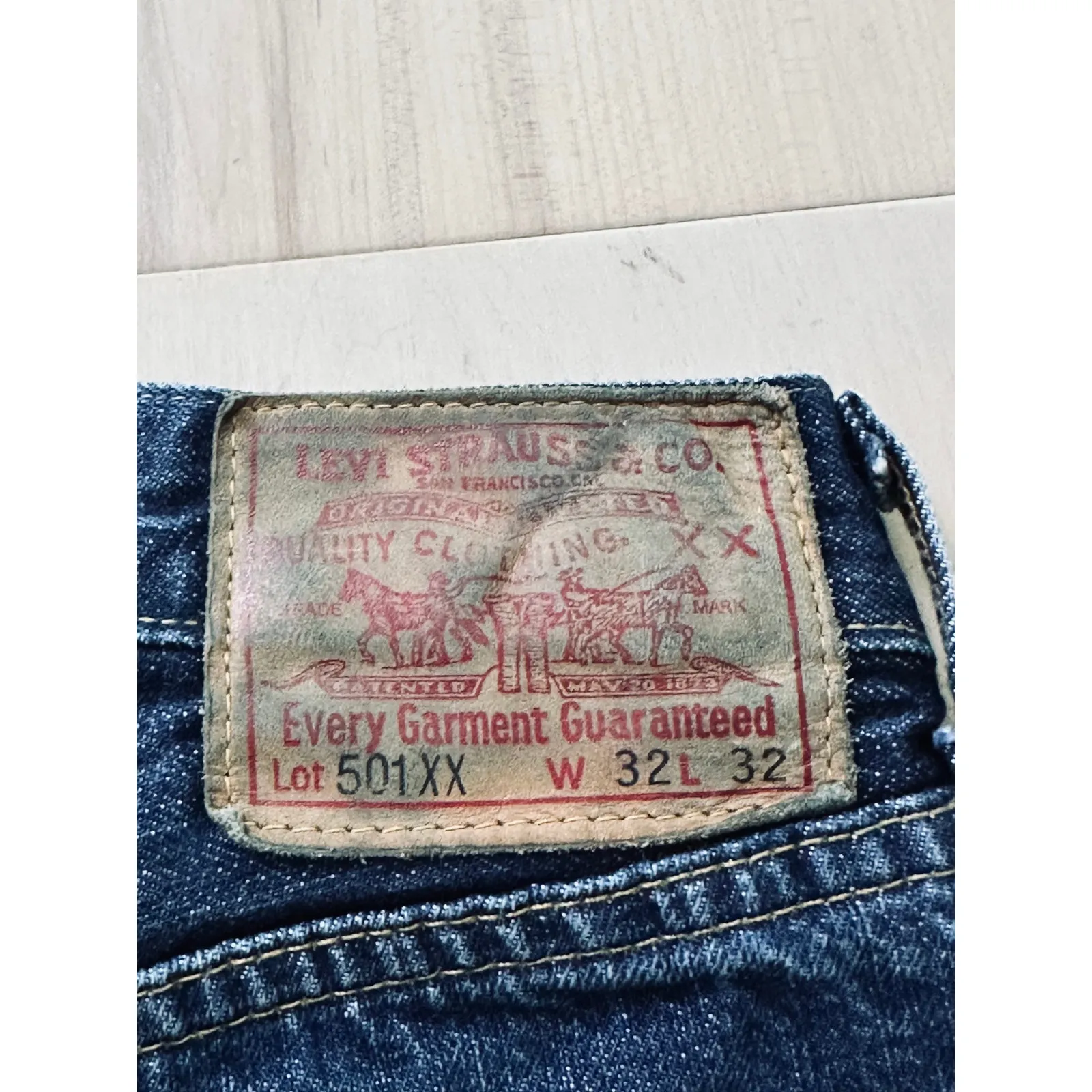 Levi's Vintage 501 XX Denim Cut Off Shorts Size 30" Selvage Big E ReSummer - Image 4