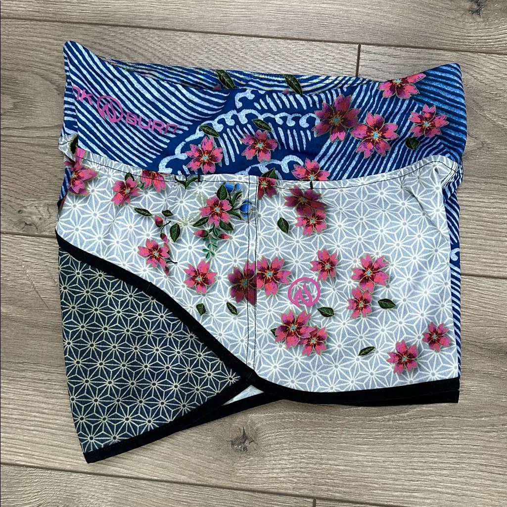 INKnBURN Kraze Performance Lined Running Shorts Blue Denim Pink Size Medium - Image 5