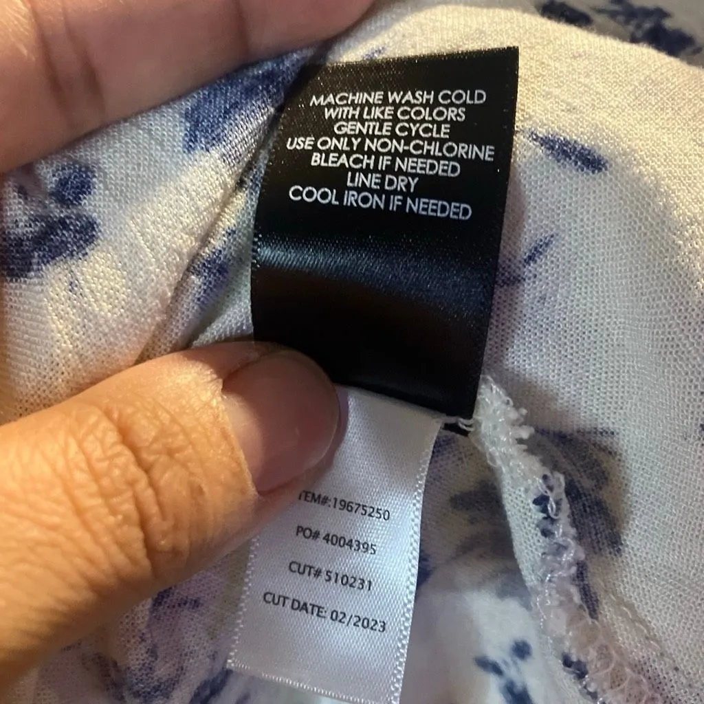 Torrid Rayon Slub Waist Detail Peplum Floral Cottagecore Top 2X #761 - Image 11