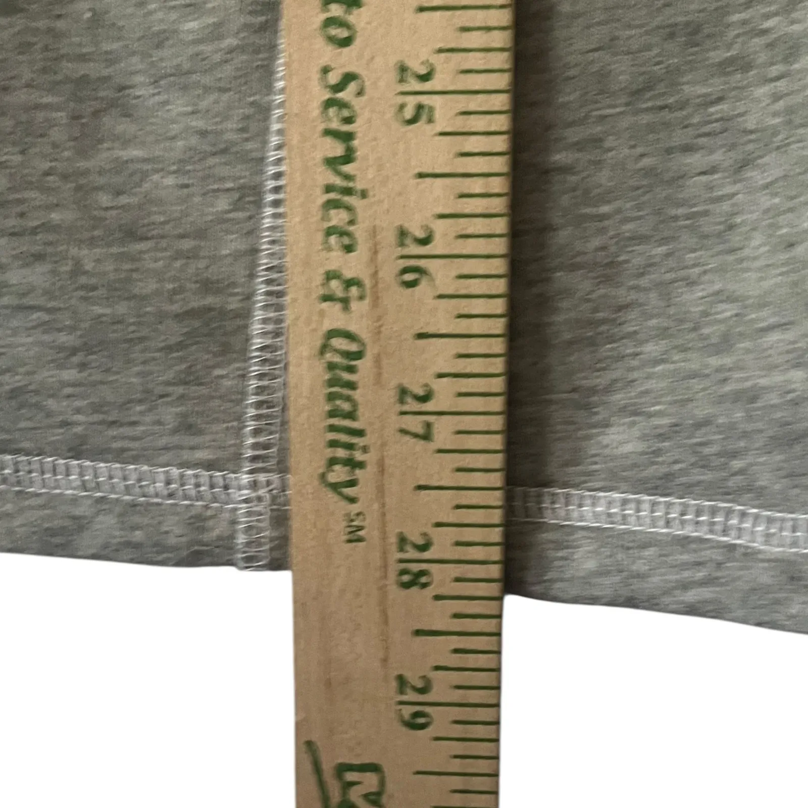 Quacker Factory Womens Vest Full Zip Sleeveless Pockets Sparkle Gray Size Large - Image 7