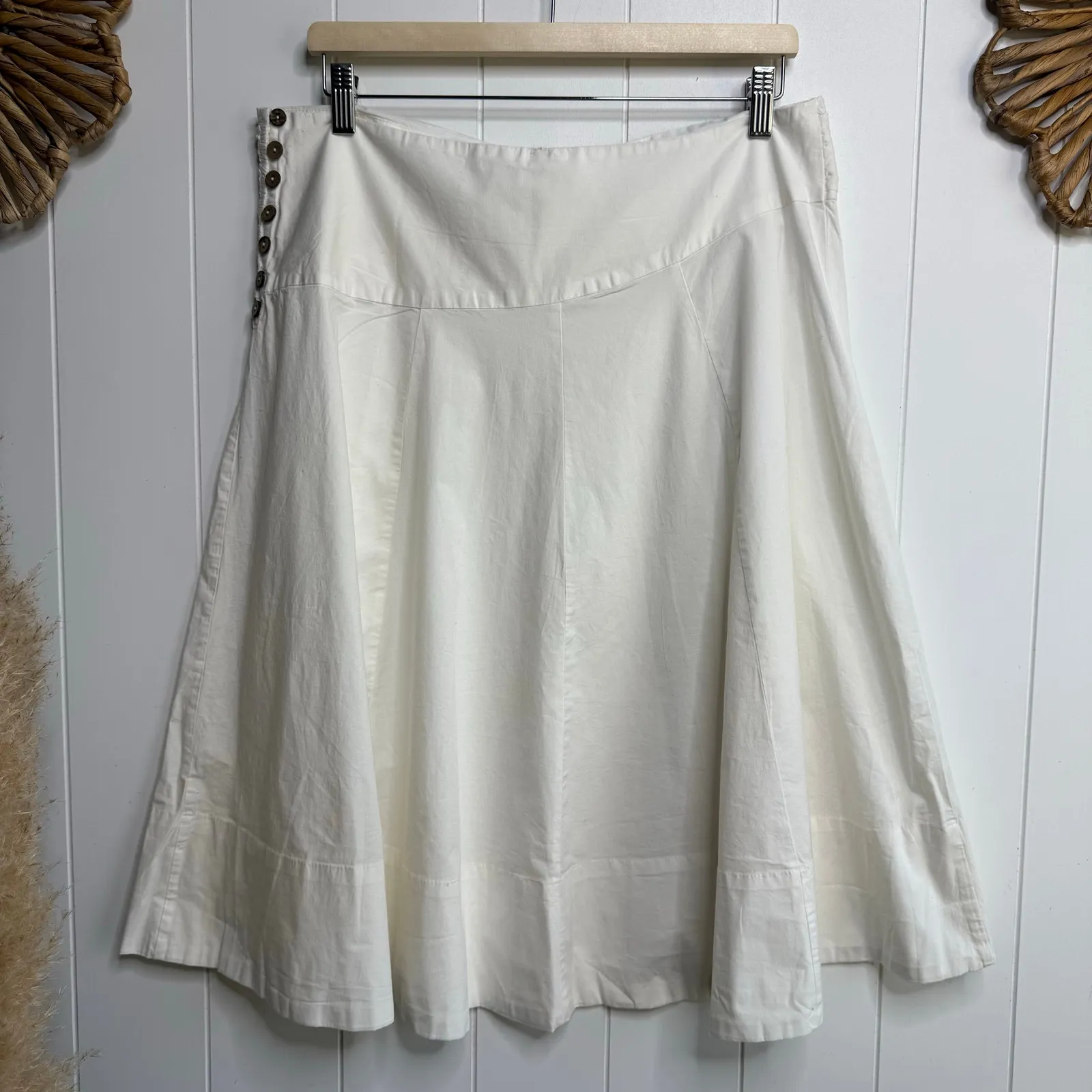 Free People set co-ord crop top and midi skirt pleated matching set boho Large - Image 5