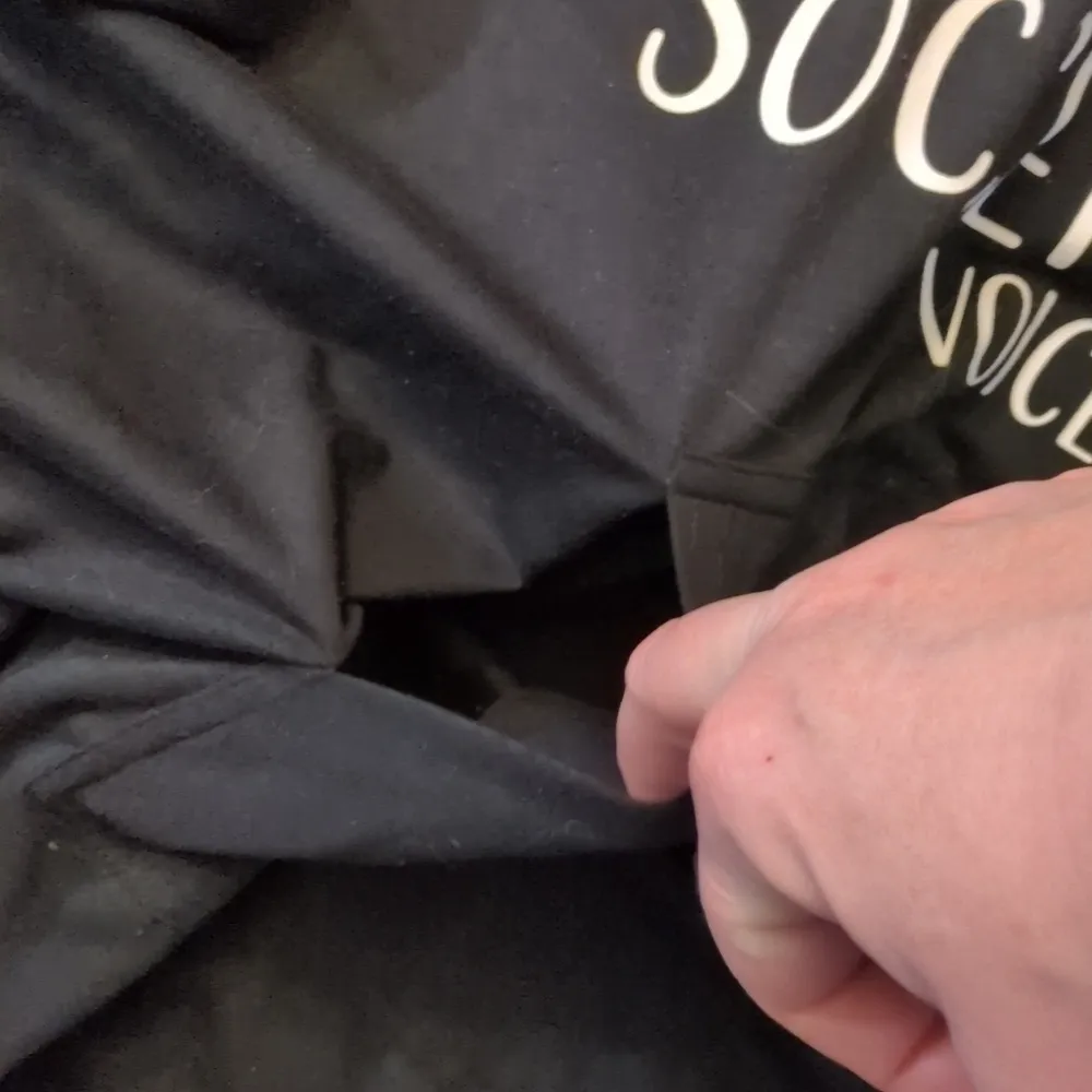 LuLaRoe Black White "I'm Not Yelling  This Is My Soccer Mom Voice" Size 2XL - Image 2