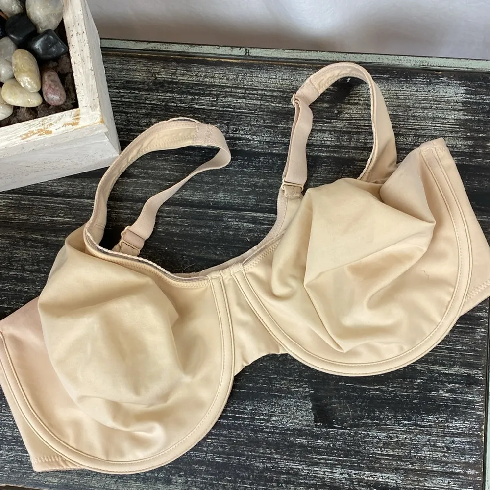 Wacoal Tan 855325 High Standards Unlined Underwire Full Cover Bra 42DDD F - Image 5