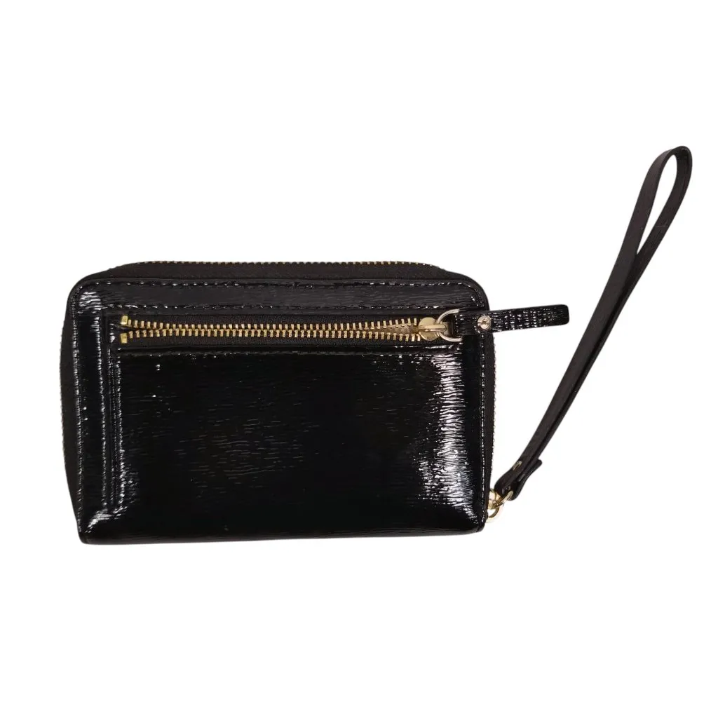 Kate Spade Beacon Court Louie Tech Wristlet Black Patent Leather - Image 4