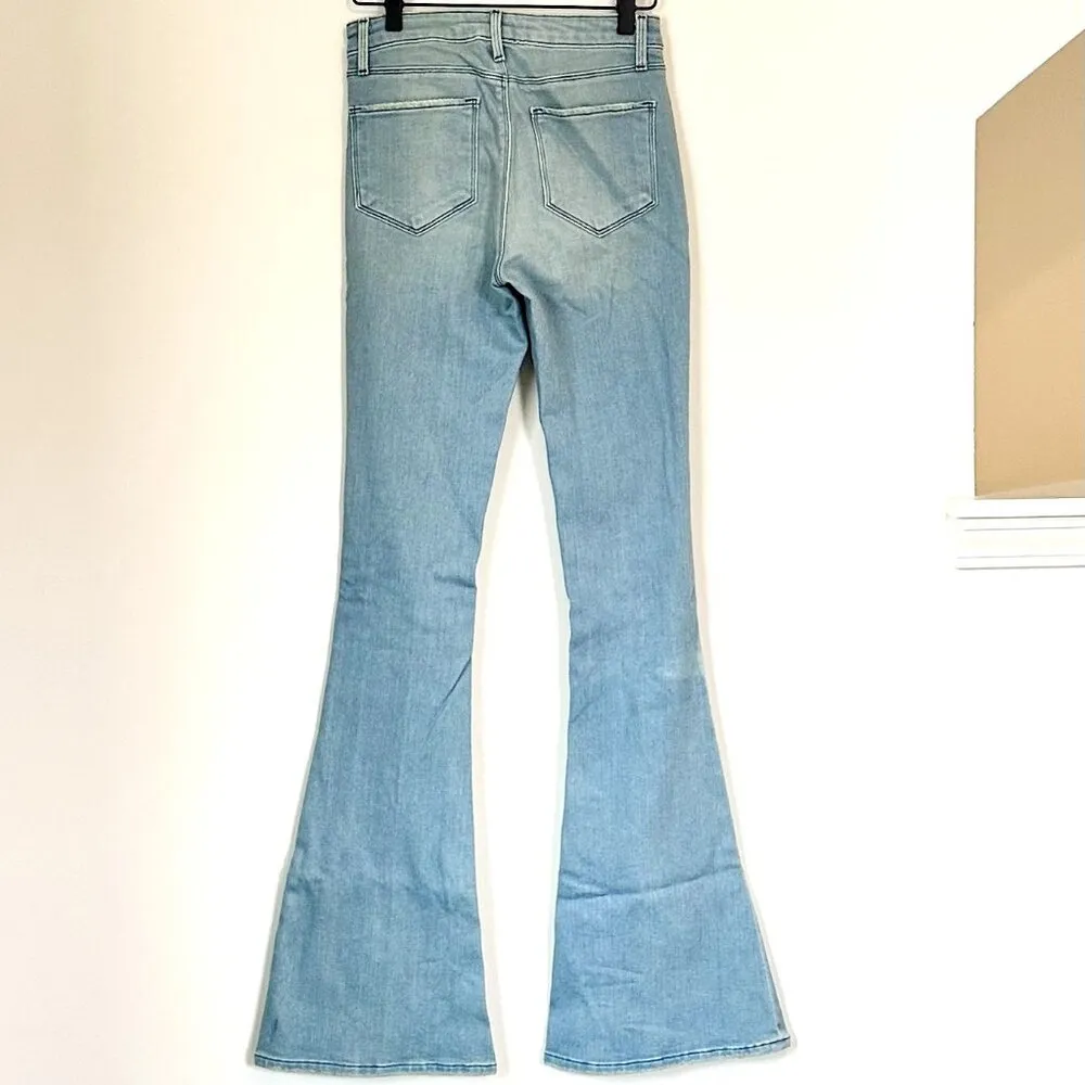 NWT L'AGENCE Bell High Rise Flare Jean Light Blue - Size 25 - Image 5