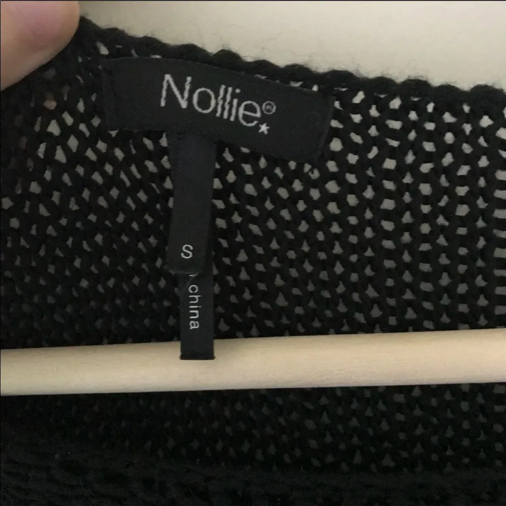Nollie black knit oversized sweater - Image 7