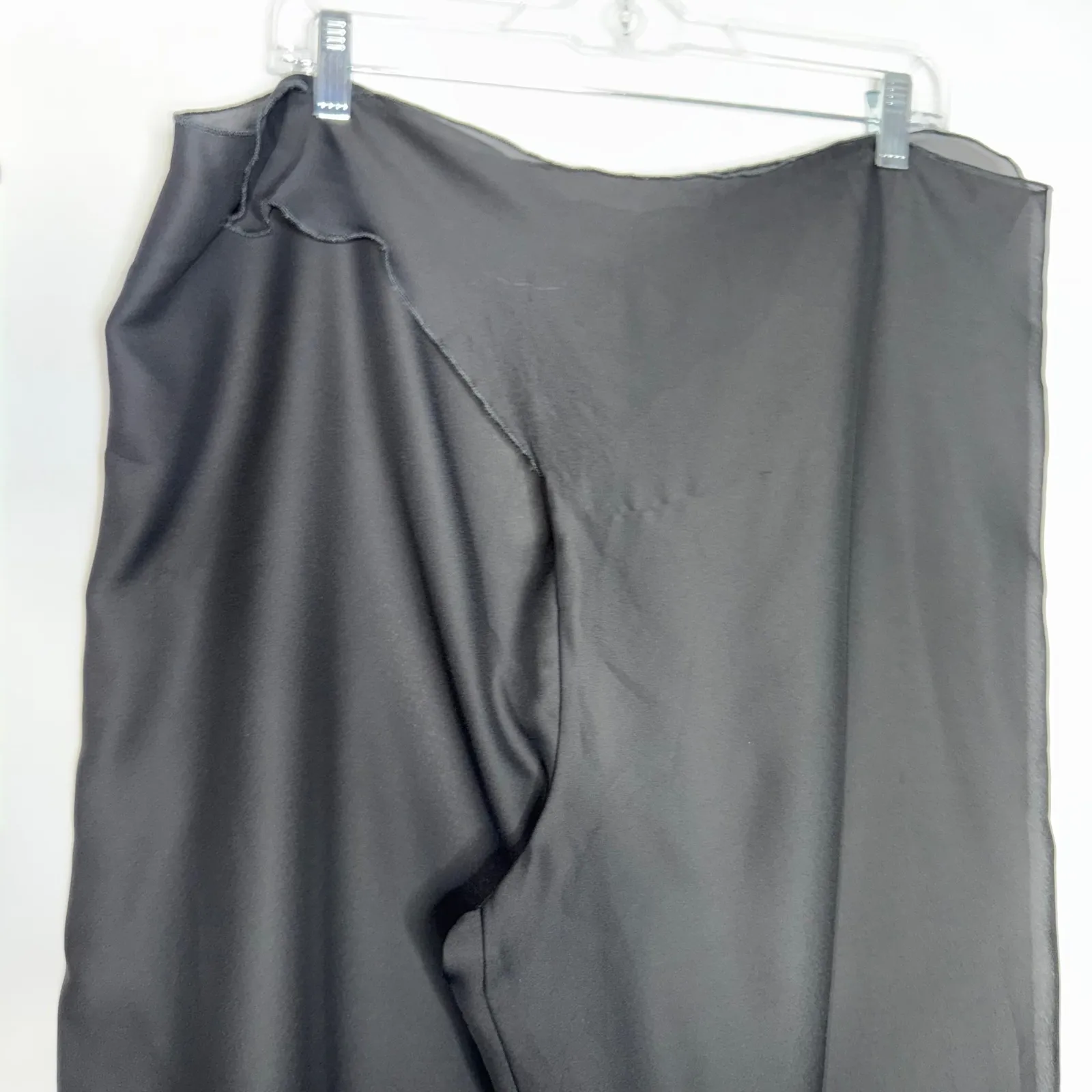 Mesh Tie Front Merona Black Pants Sheer Size L - Image 7