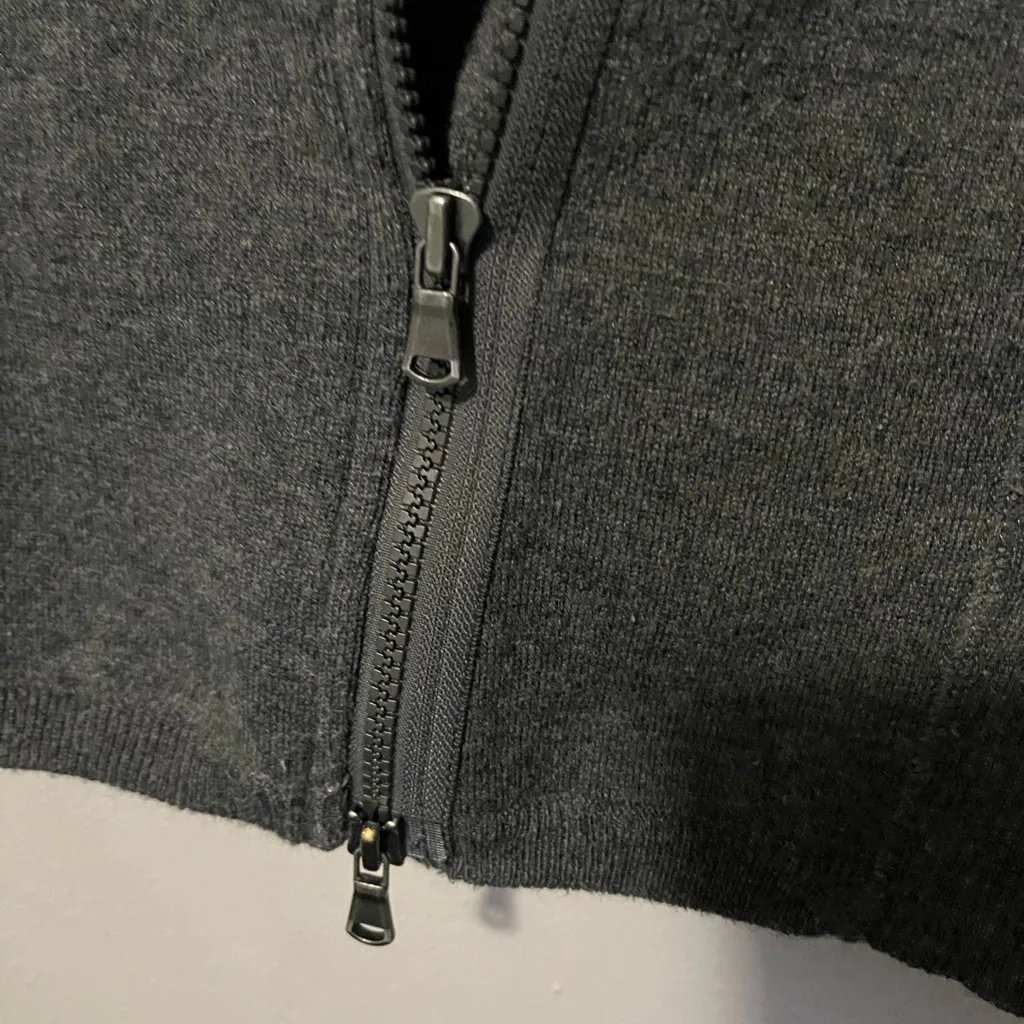 Title Nine Charcoal and Plum Cardigan - Image 5