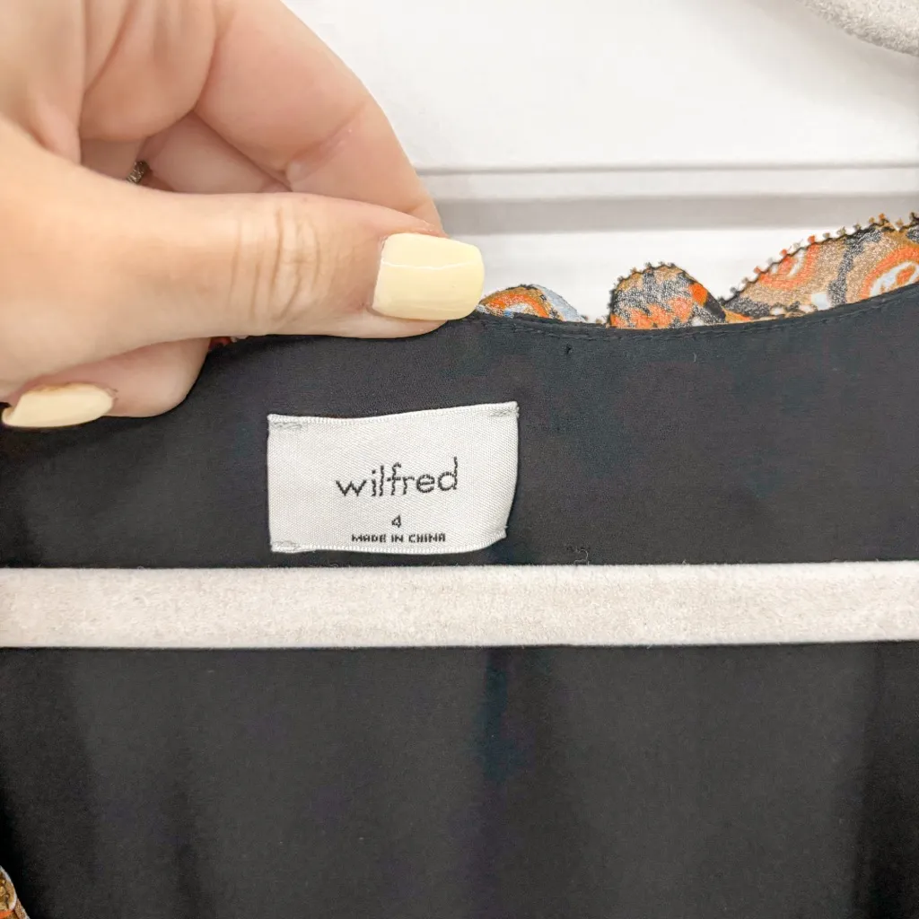 Wilfred Aritzia Paisley Ruffle Maxi Dress - Image 7