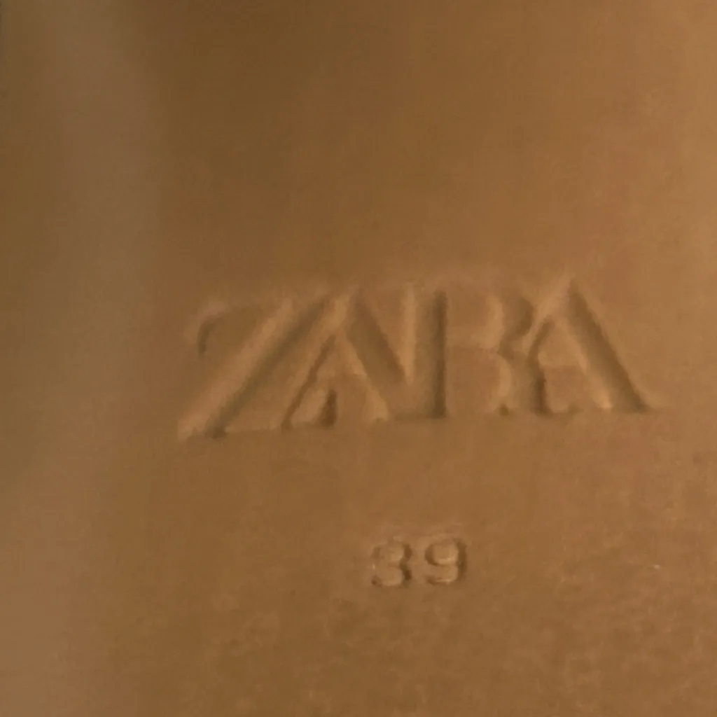 ZARA  Emerald Green Platform Sandals Size 8 US 39 EU - Image 9