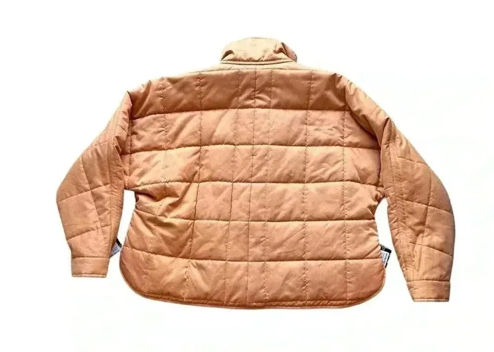 Emory park Quilted bomber jacket cozy & soft relaxed fit Sz S oversized look - Image 6