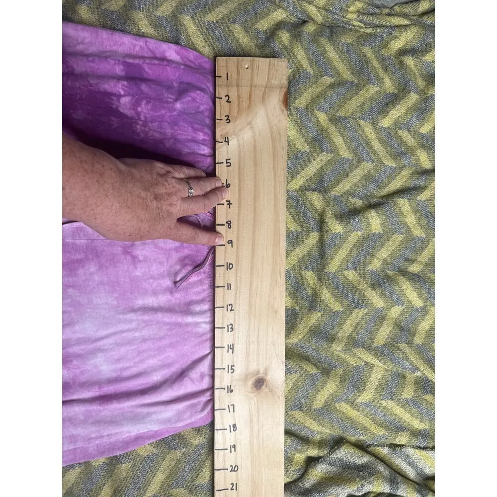 QUE Sleepwear Set Women’s M Purple Tie - Image 9