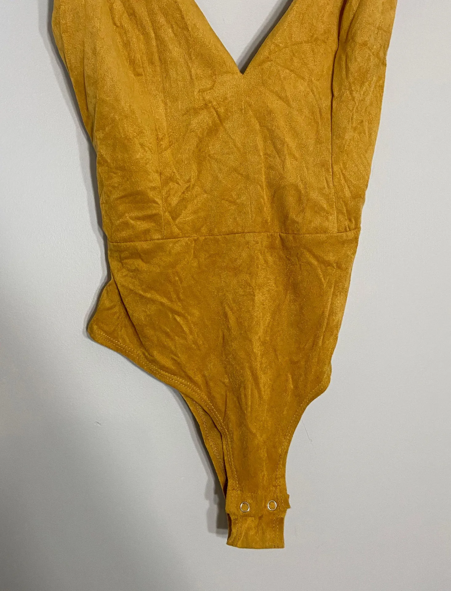 Windsor Mustard Open Back Bodysuit - Image 7