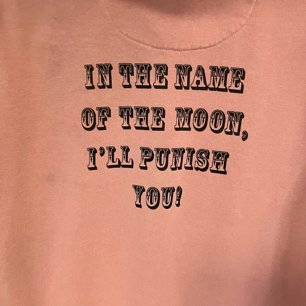 Pretty Guardian Sailor Moon Meets GU Pink Zip Hoodie Jacket Size Small - Image 5