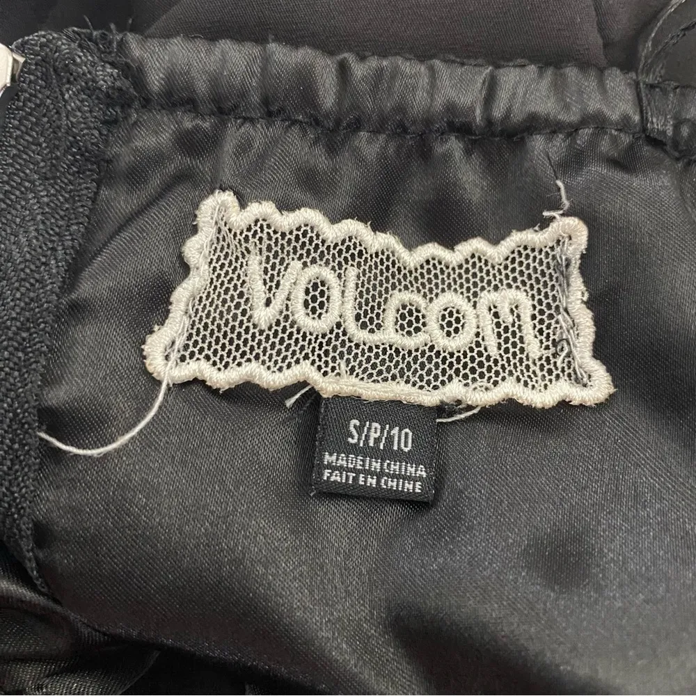 Volcom Party of Dots One Shoulder Little Black Dress S Juniors - Image 3