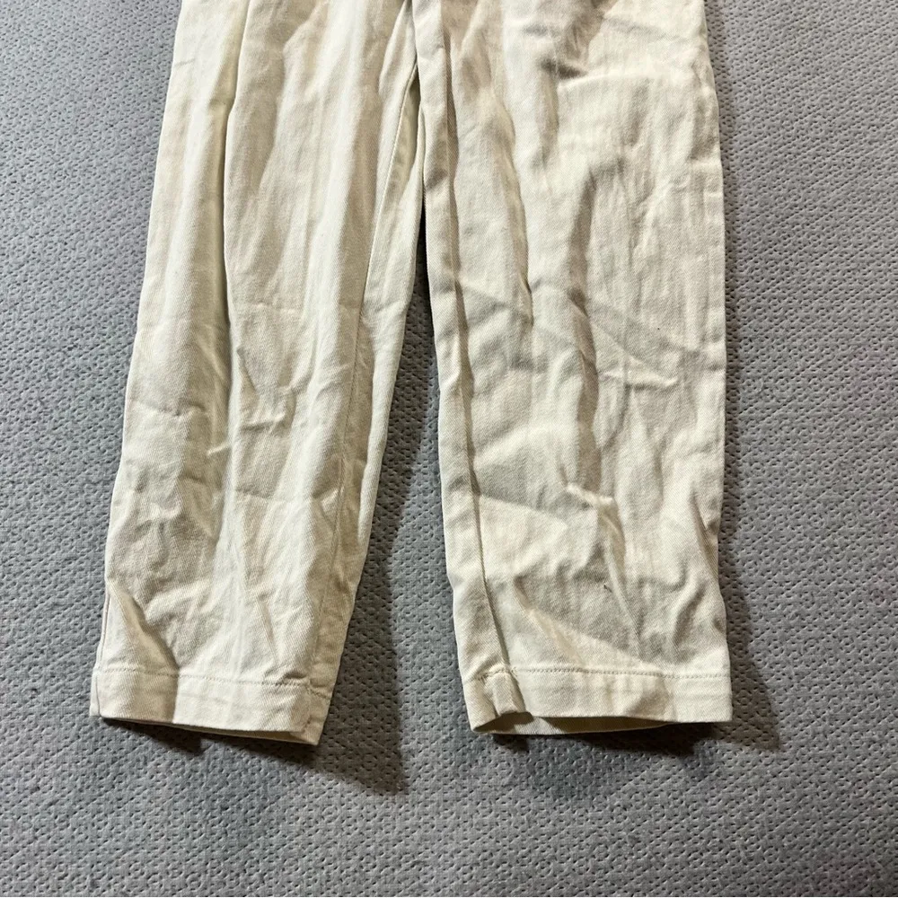 Sandy Liang x Target Women's Long Sleeve Denim Jumpsuit in Ecru Cream Size 2 - Image 4