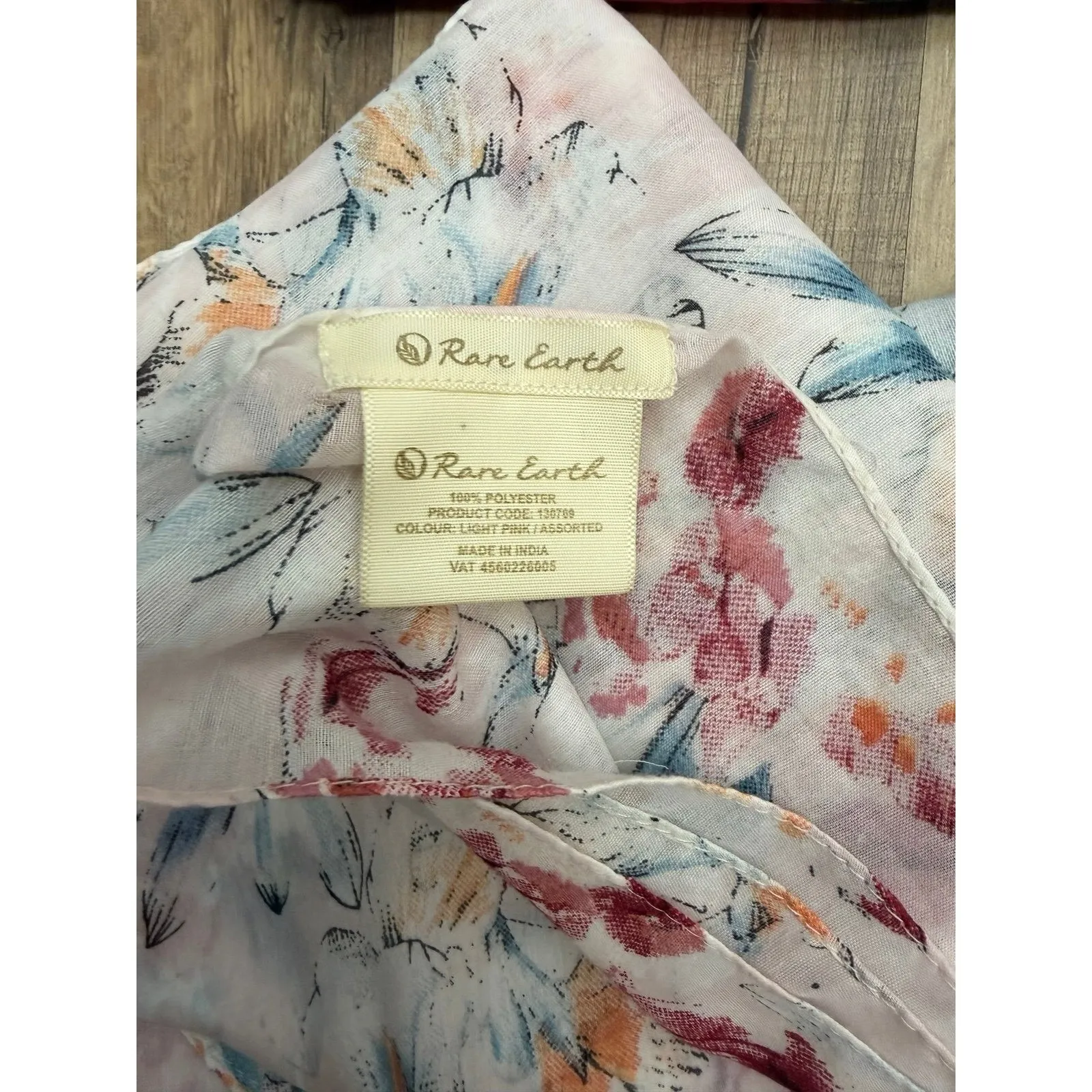 Bundle of 6 Vintage & Modern Scarves | Mixed Brands | Silk & Polyester - Image 11