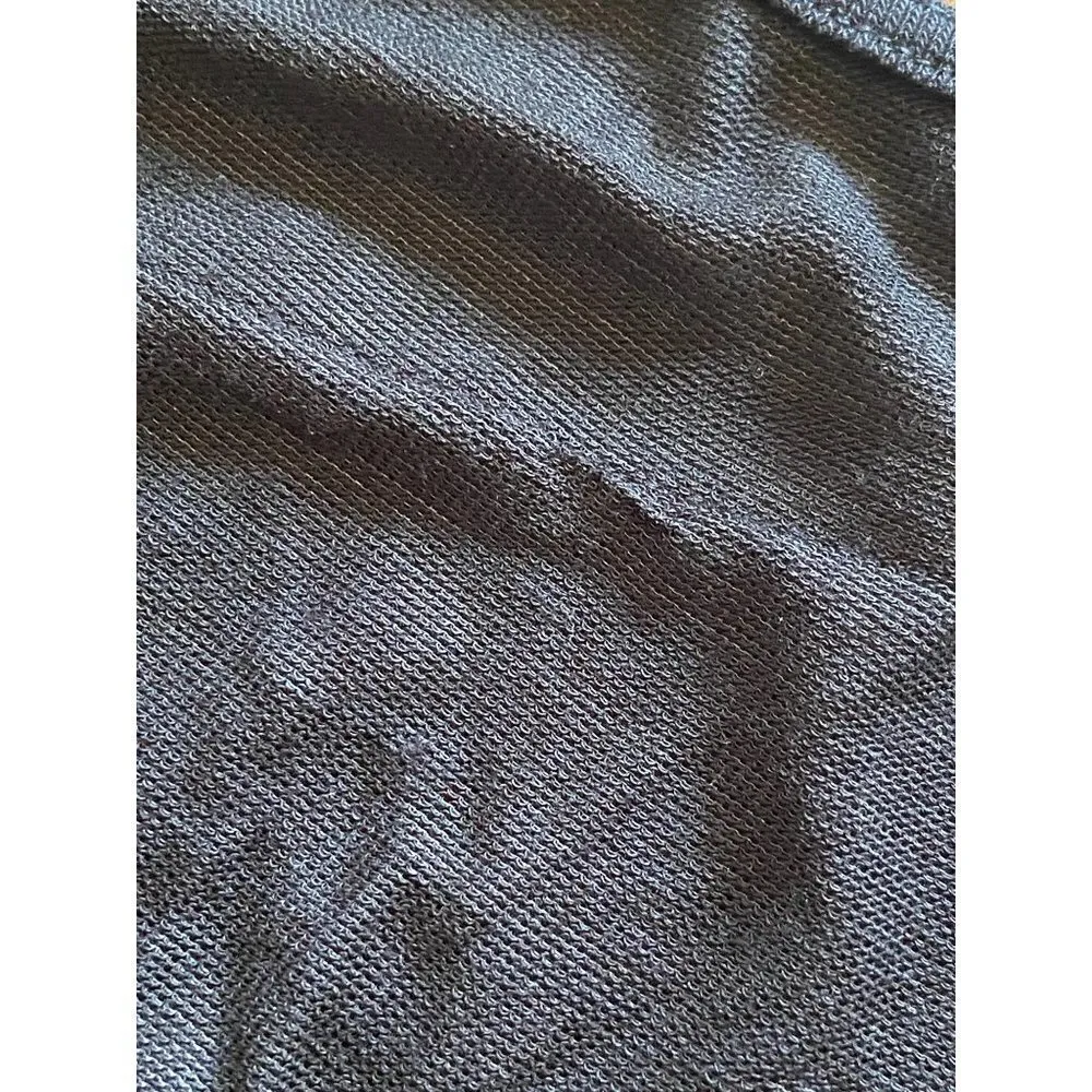 WeWoreWhat Black Knot Front Cutout Midi Dress Large - Image 7