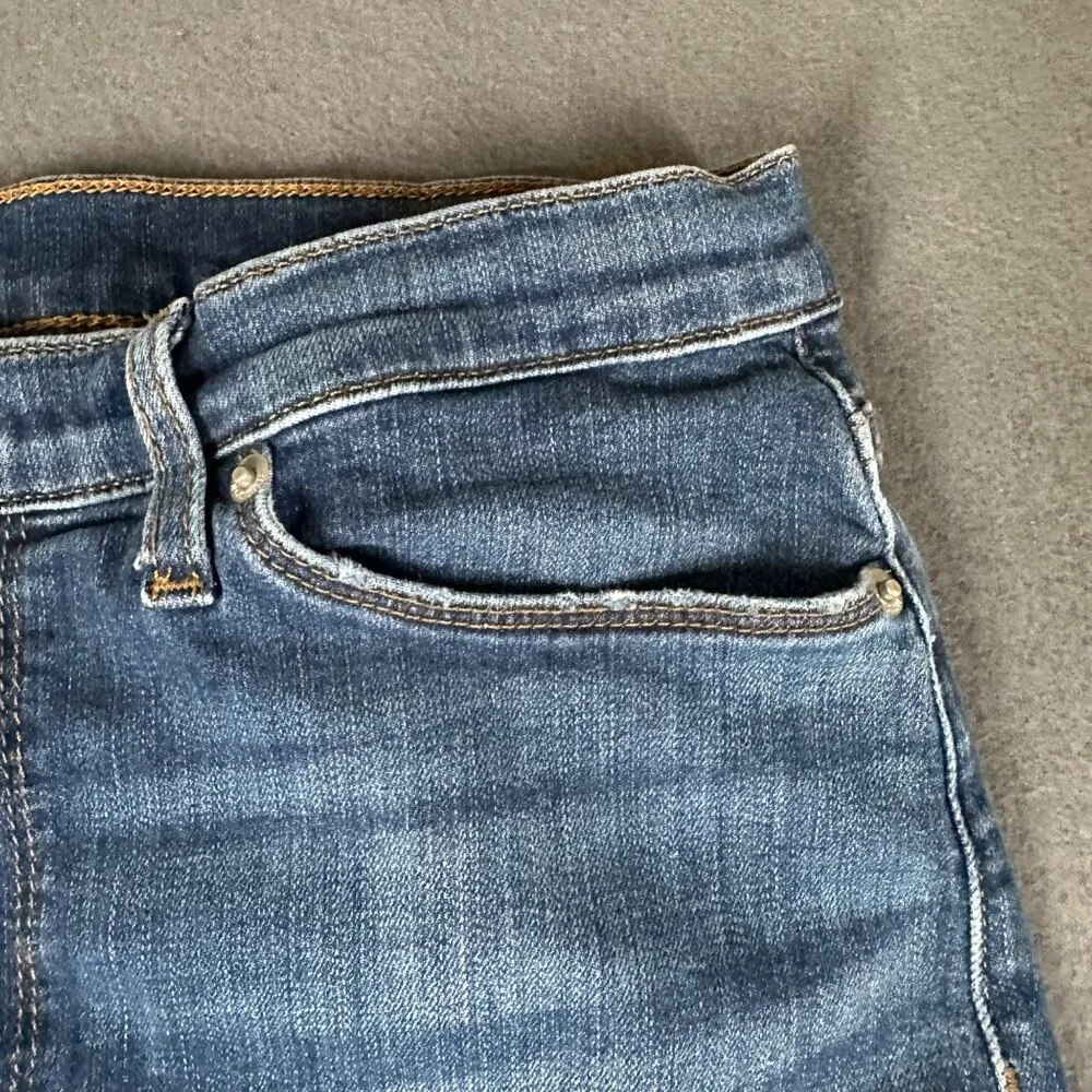 Hudson Womens 30 Blair High Rise Skinny Denim Blue Jeans Jeggings Pockets USA - Image 6