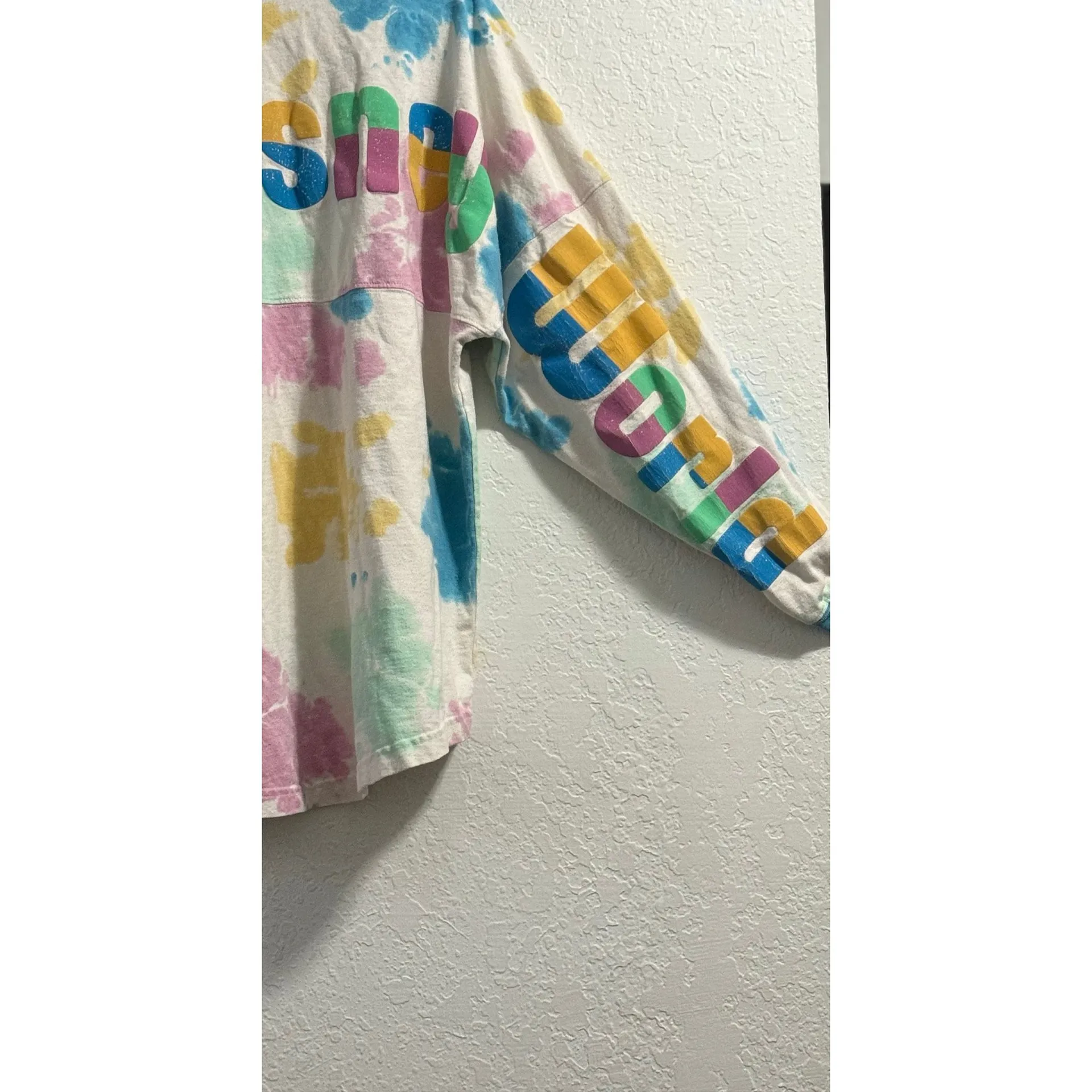 Walt Disney World Est. 1971 Tie Dye Rainbow Spirit Jersey Womens L - Image 4