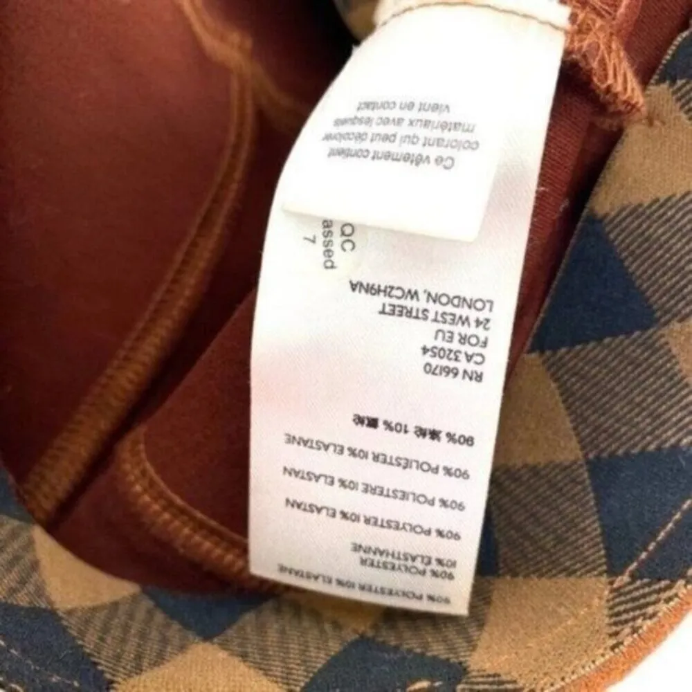 Anthropologie Faux Suede Pants Leather Split Hem Ankle Pants - Image 12