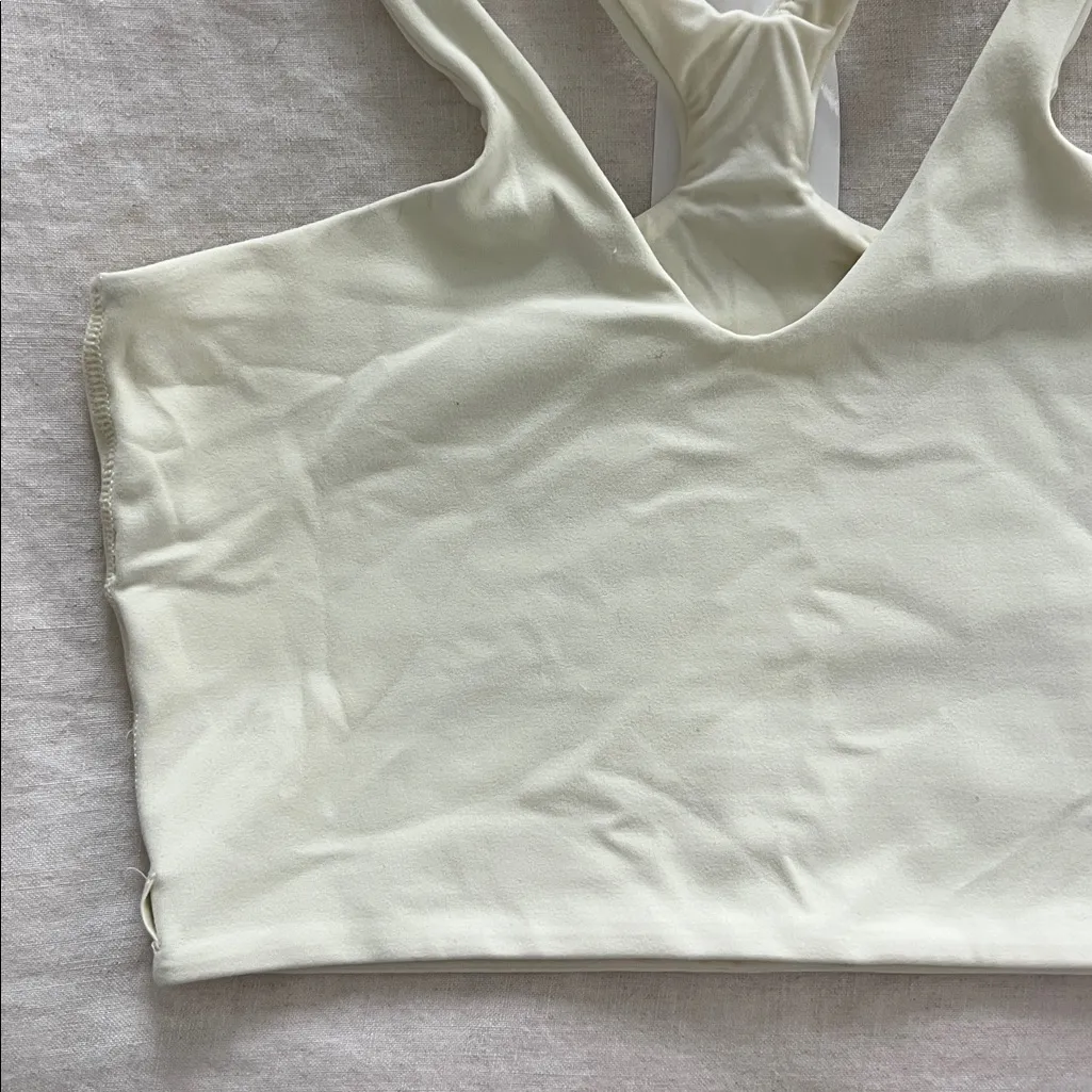 Lululemon Reversible Bend This V and Racer Bra in Sundance Yellow XS - Image 5