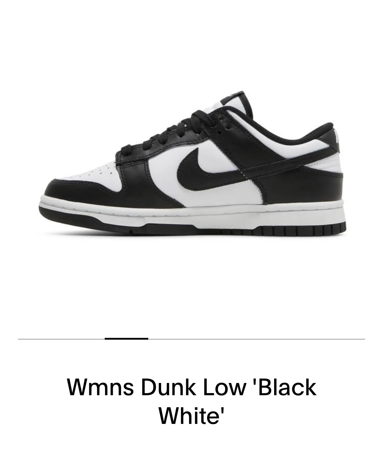 Nike New Wmns Dunk Low Black White  - Image 3