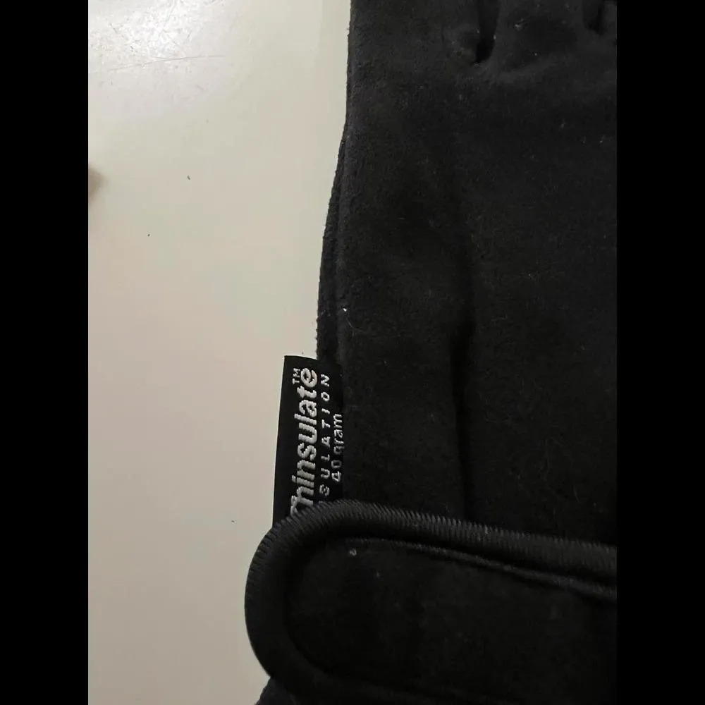 Insulated Black Winter Gloves - Image 5