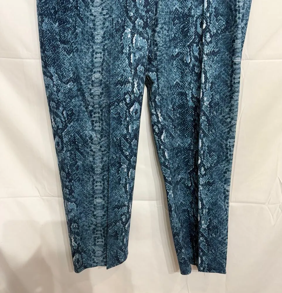 Larry Levine Navy Grey Ankle Slim Leg Pants Sz 10 NWT - Image 4