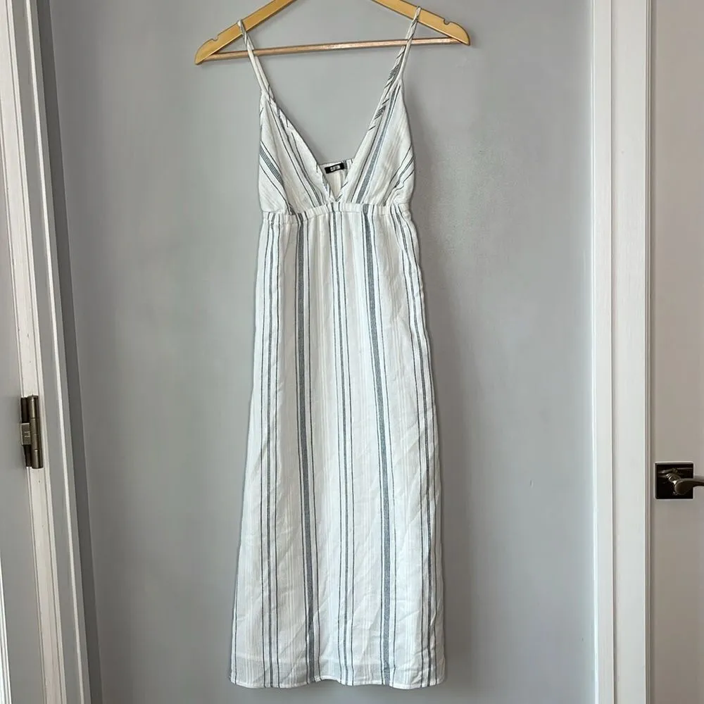 Clayton  Revolve White Blue Stripe Coastal Harmony Dress - Image 5