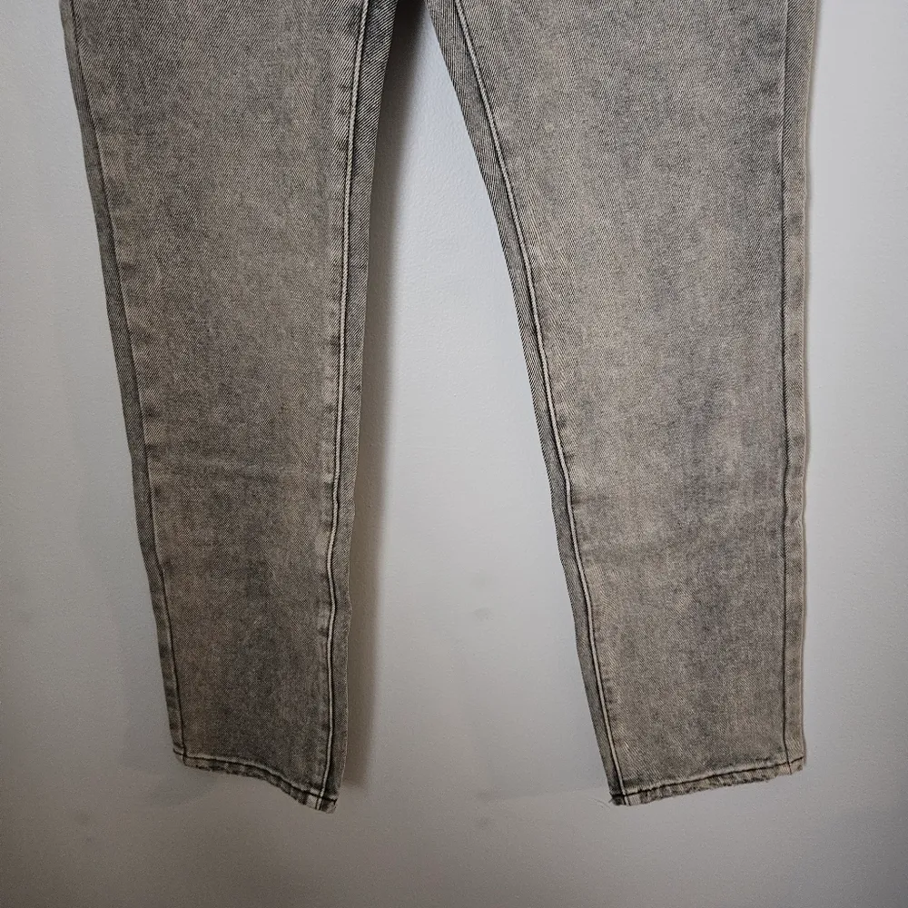 One Teaspoon Truckers Denim Jeans Mid Waist Straight Leg Rust Burnt Orange Brown - Image 4