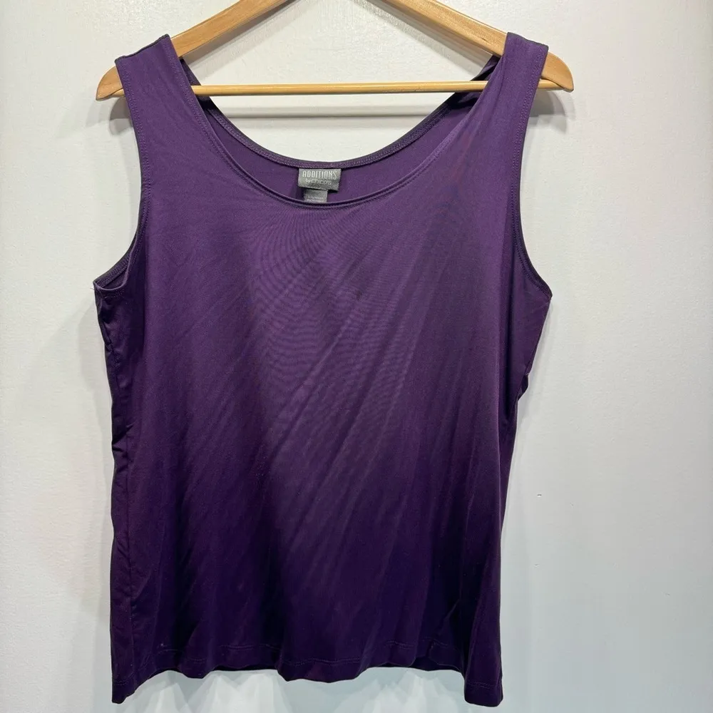 Chico’s Additions Paisley Button Front Long Sleeve Jacket Free Bonus Tank Top - Image 7