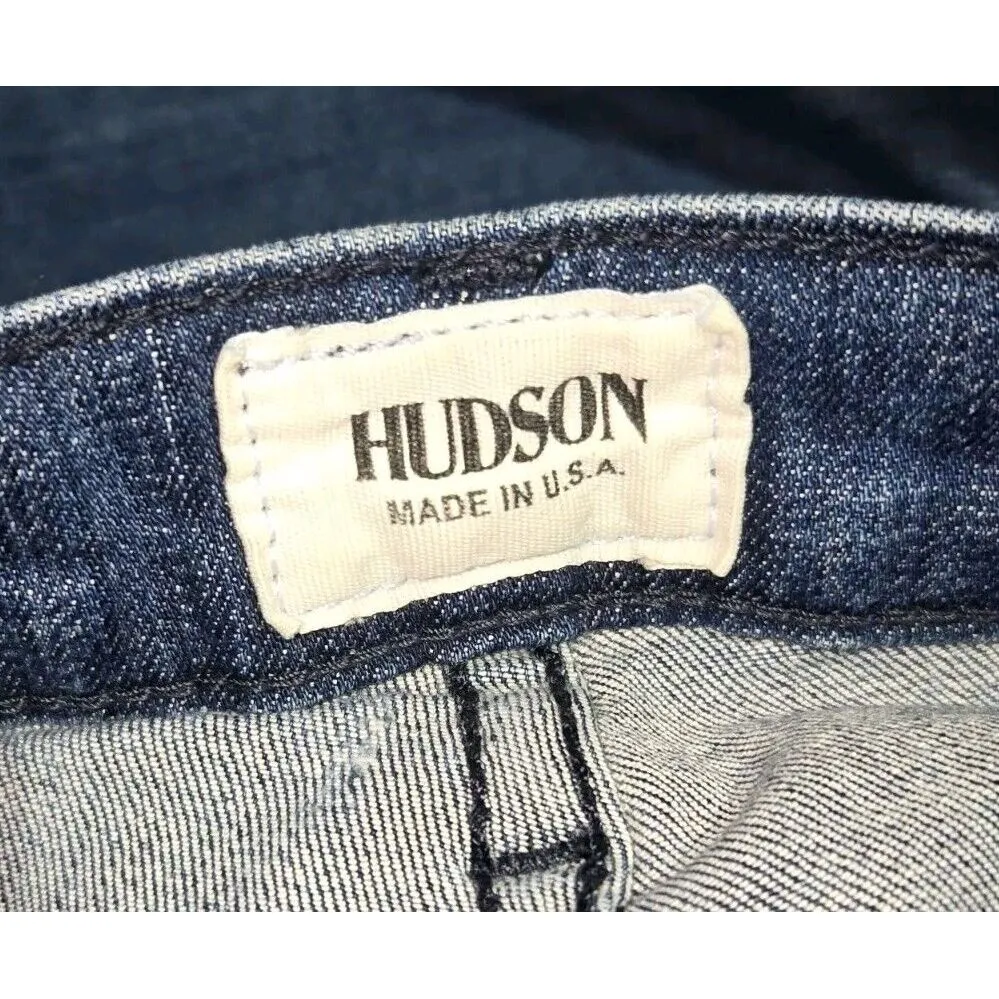 Hudson Jeans Women's Size 27‎ Dark Wash Made Is USA 98% Cotton 107906 - Image 3