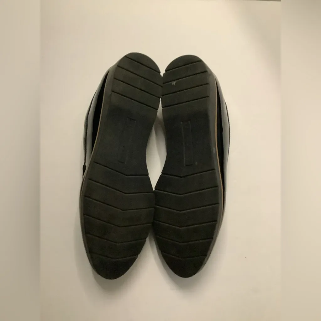 Kelly & Katie Glossy Black Loafers - Image 5