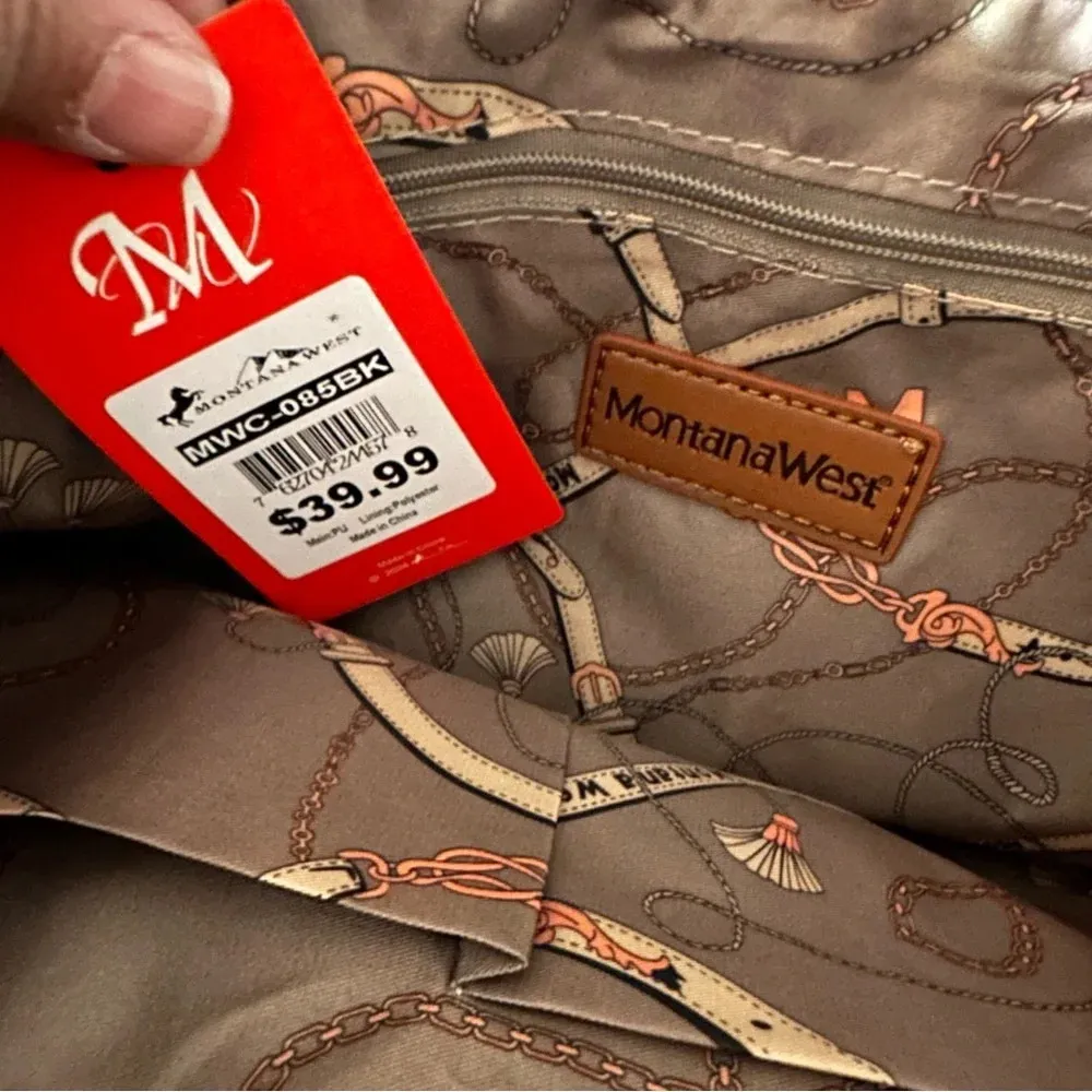 Montana West black shoulder bag, nwt - Image 3