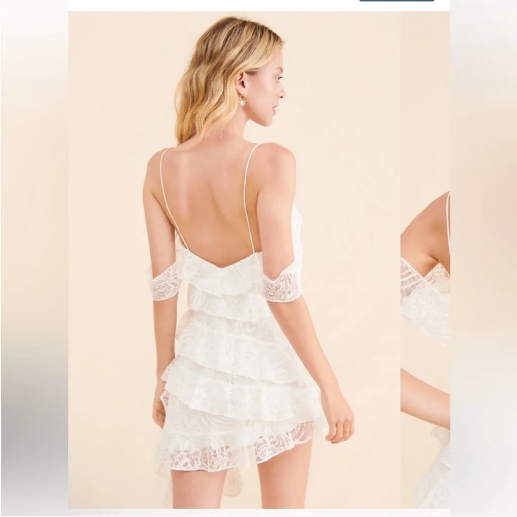 LoveShackFancy Sobine Mini Dress size 8 - Image 3