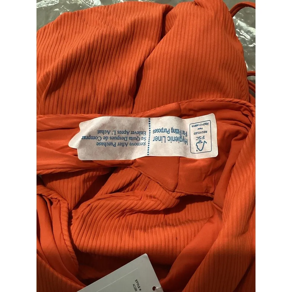 NWT Andie The Asbury One Piece Swimsuit Ribbed - Siren Size XL - Image 8