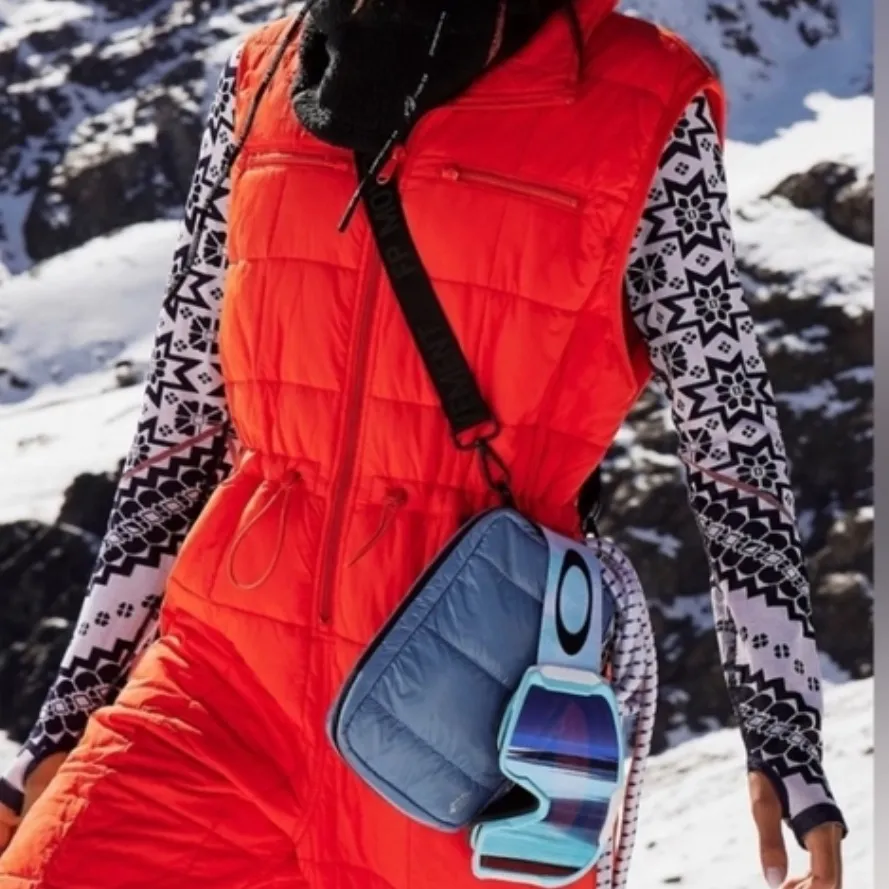 Free People High Peak Convertible Pouch Blue - Image 2